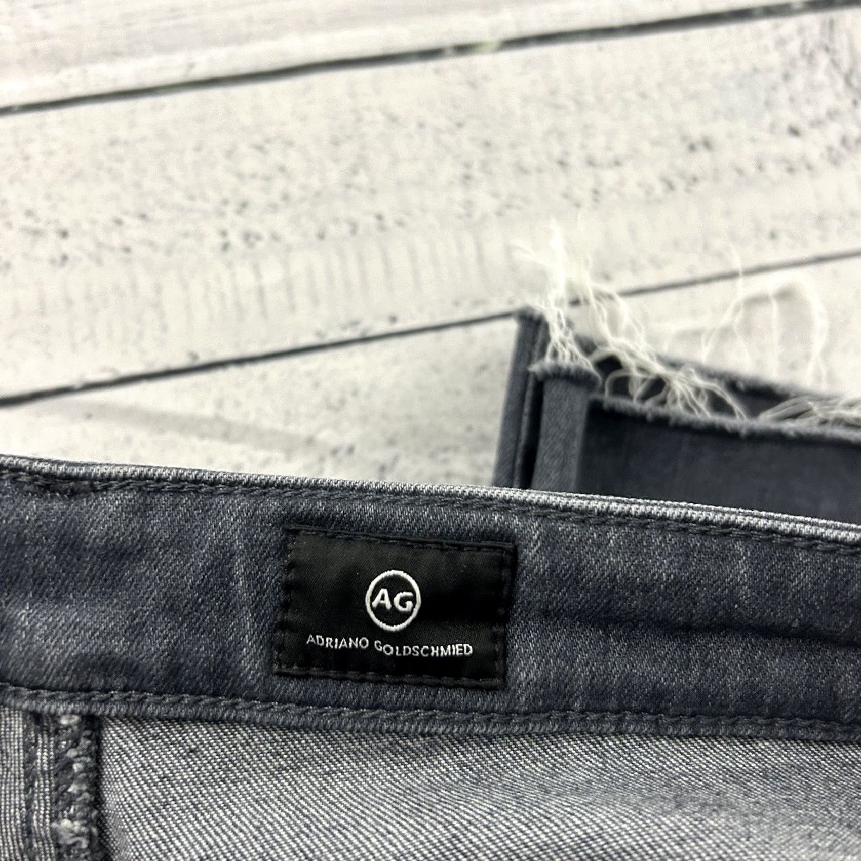 Vintage AG Adriano Goldschmied Farrah High Skinny Ankle Denim Gray Wash Jeans Women's 28 Size 28" / US 6 / IT 42 - 5 Thumbnail