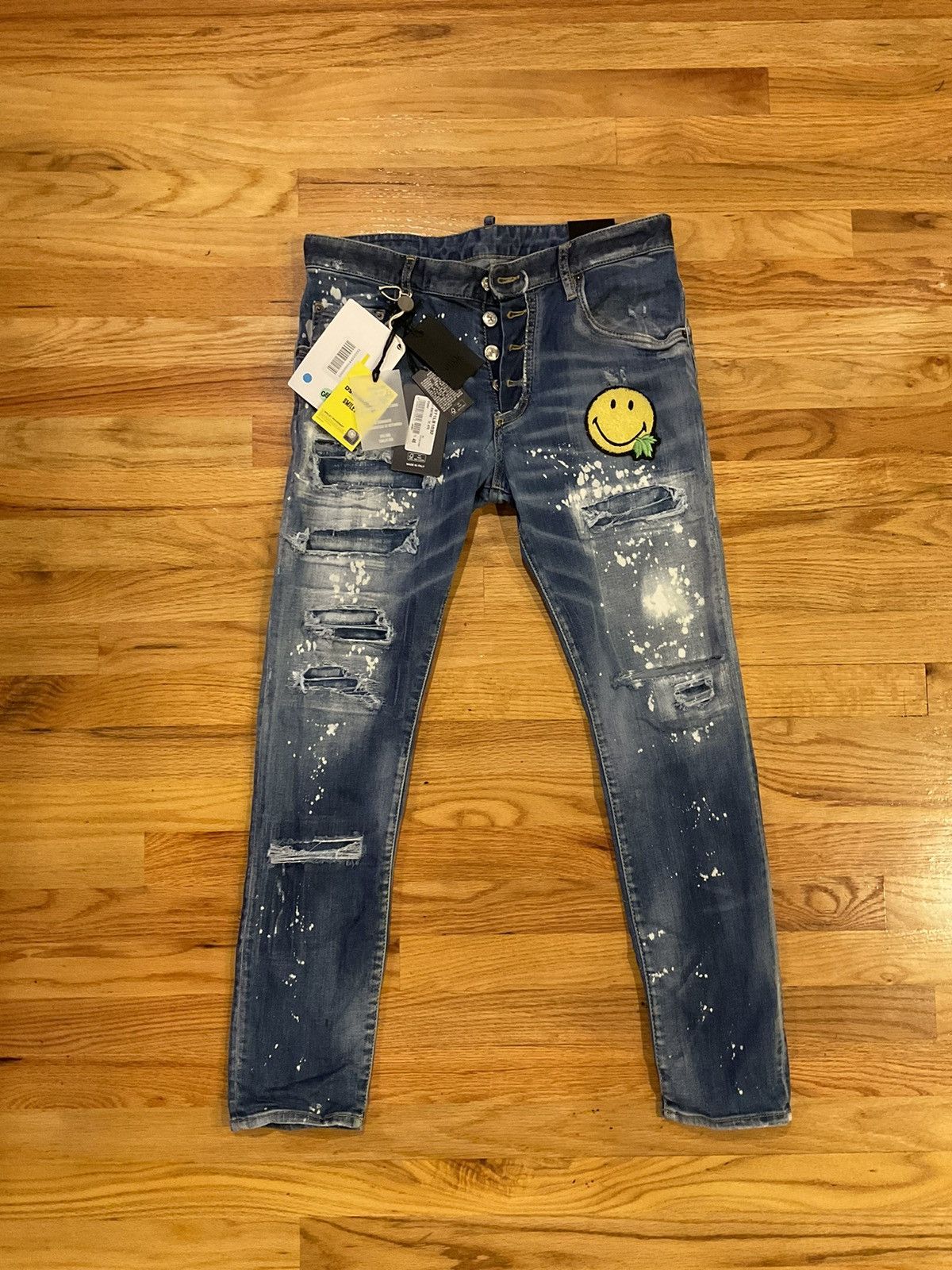 image of Dsquared2 Skater Jeans in Blue, Men's (Size 32)