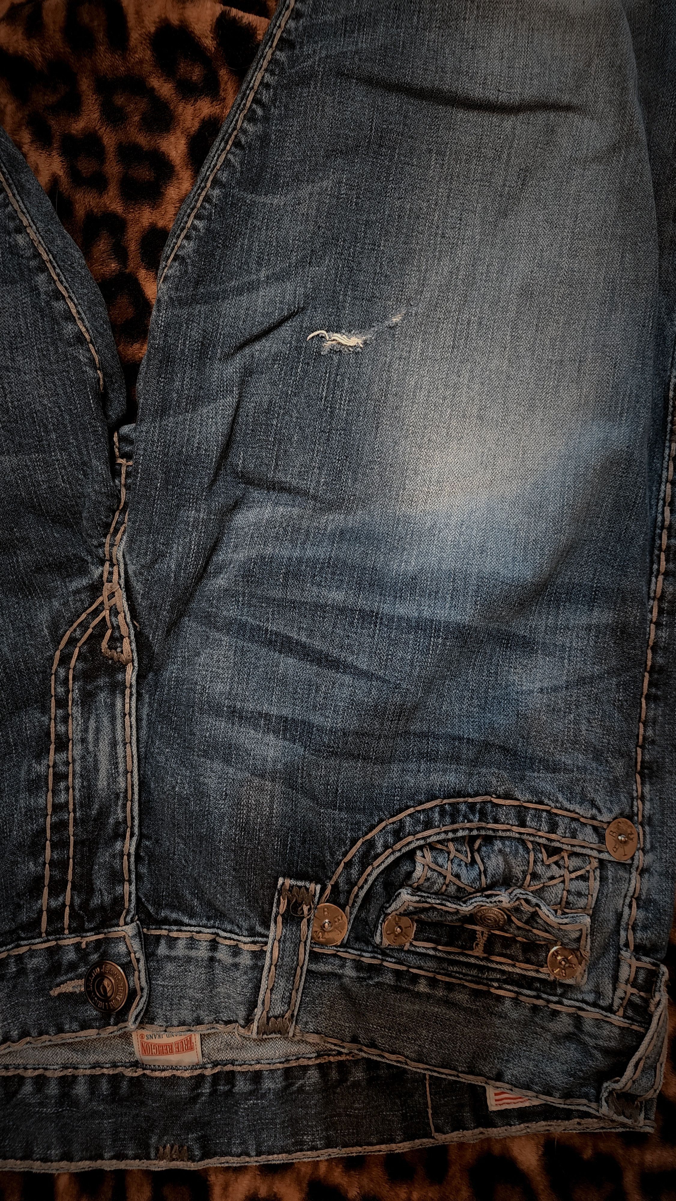 True Religion True Religion Super T Vintage Jeans Size US 36 / EU 52 - 7 Thumbnail