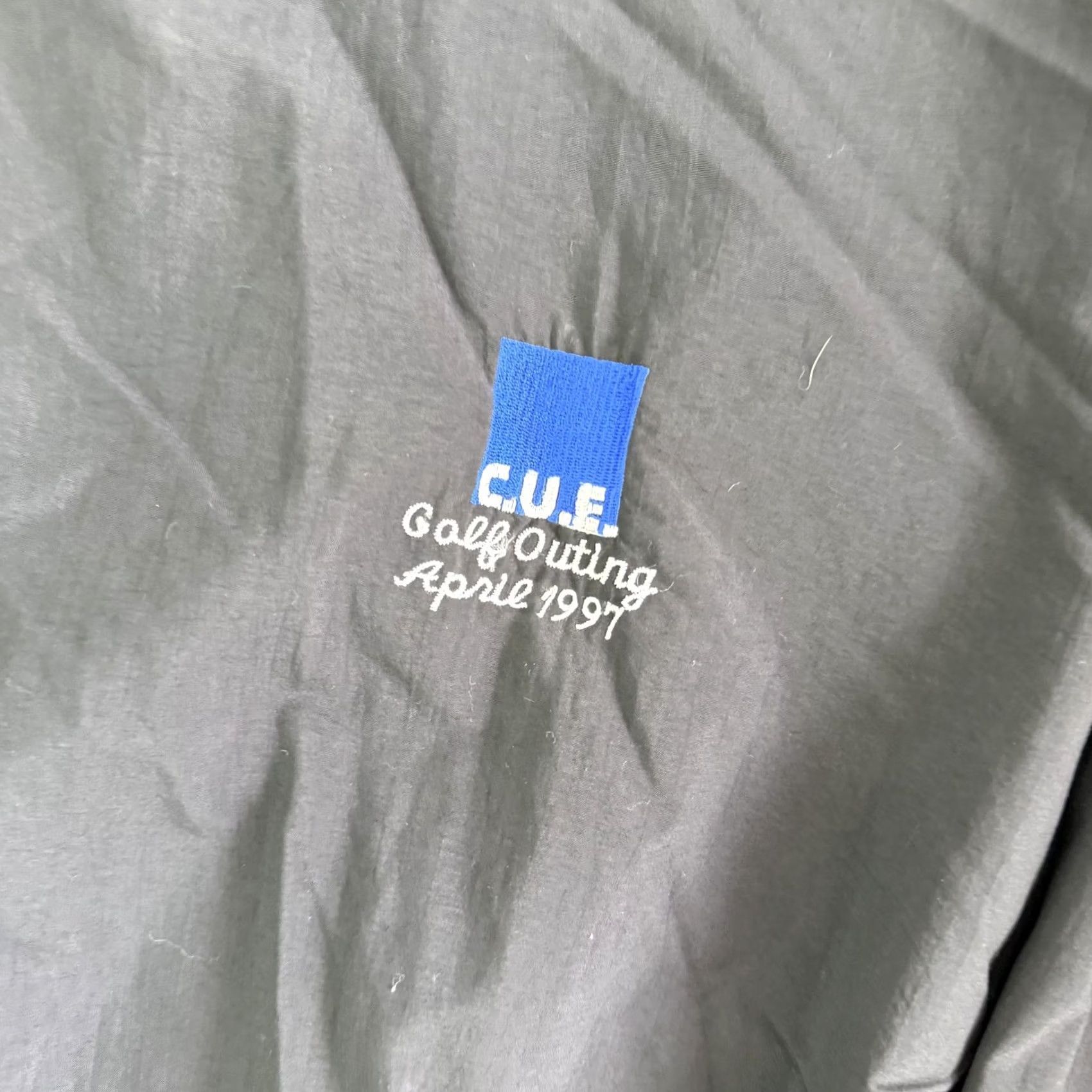 Lee VINTAGE Lee Sport Jacket Mens XL Black Nylon Golf Windbreaker USA Pullover 90s Embroidered Logo Sports Casual Baseball/Outing Golf Windscreen? Size US XL / EU 56 / 4 - 2 Thumbnail