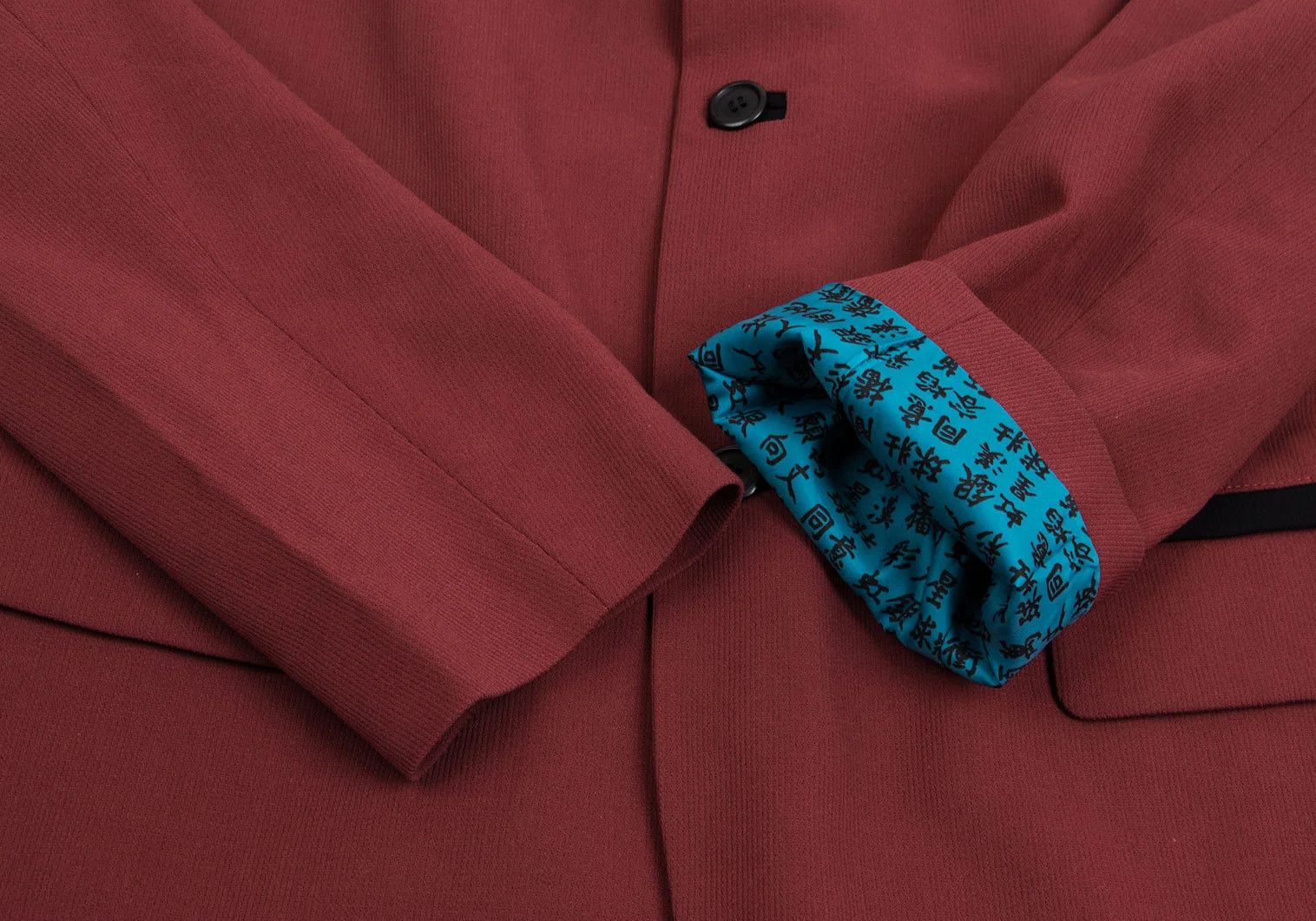 Jean Paul Gaultier Wool Mao Collar Jacket in Bordeaux Size 48 Size US M / EU 48-50 / 2 - 7 Thumbnail