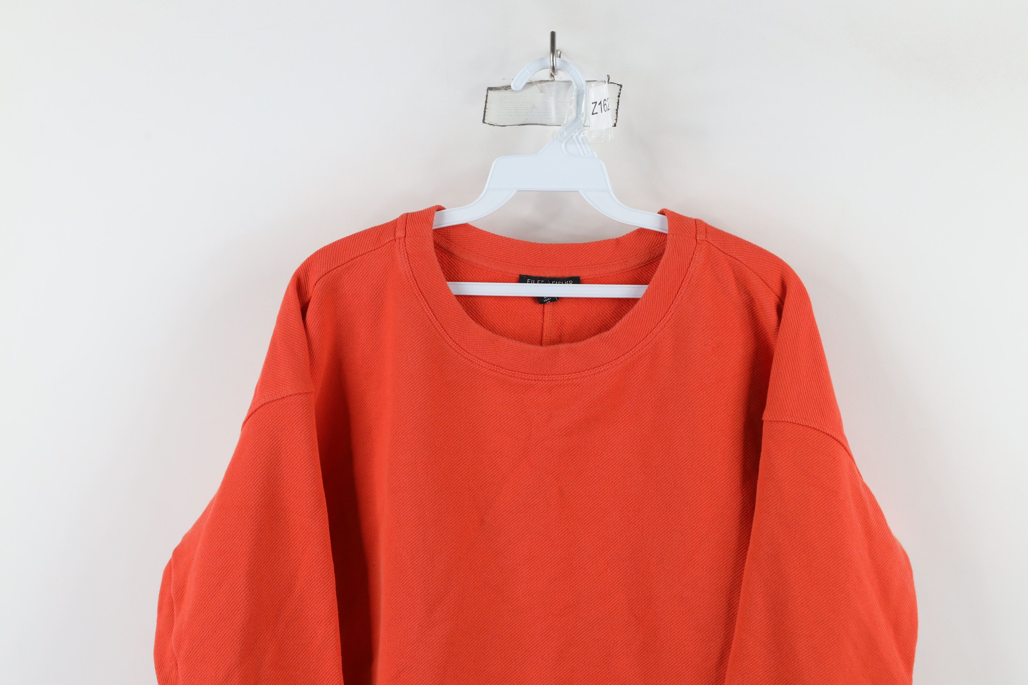 Eileen Fisher × Vintage Eileen Fisher Stretch Organic Cotton Sweater Orange Size M / US 6-8 / IT 42-44 - 2 Thumbnail