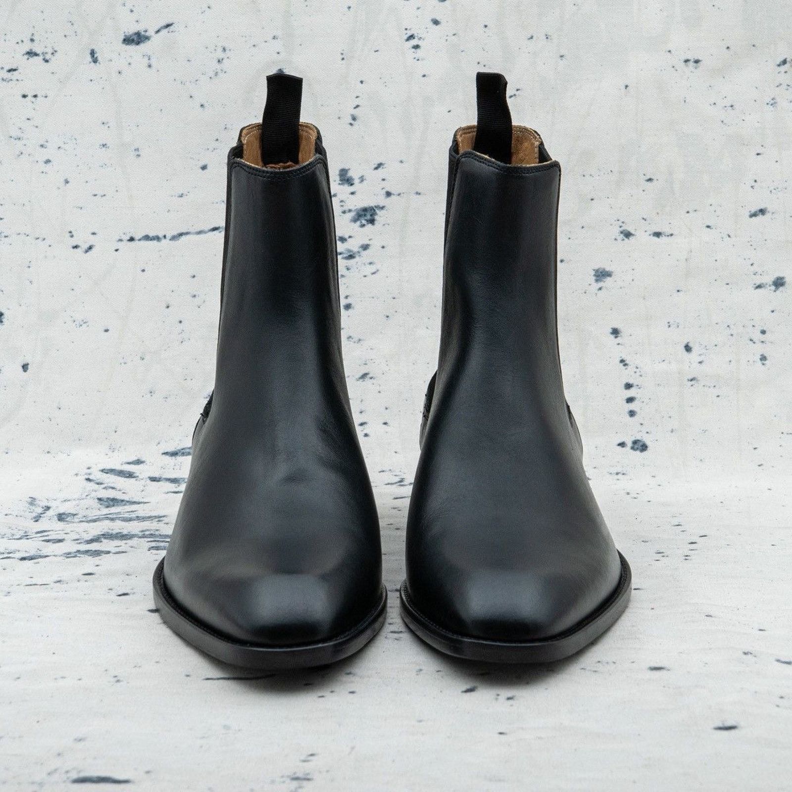 Sandro Sandro paris classic mens black leather chelsea boots Size US 11 / EU 44 - 2 Thumbnail