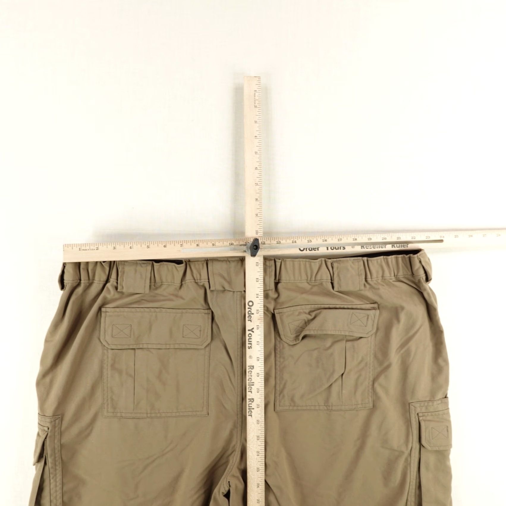 Duluth Trading Company Duluth Trading Co Cargo Shorts 3XL Beige Nylon Utility Outdoor Hiking Mens Size US 39 - 6 Thumbnail