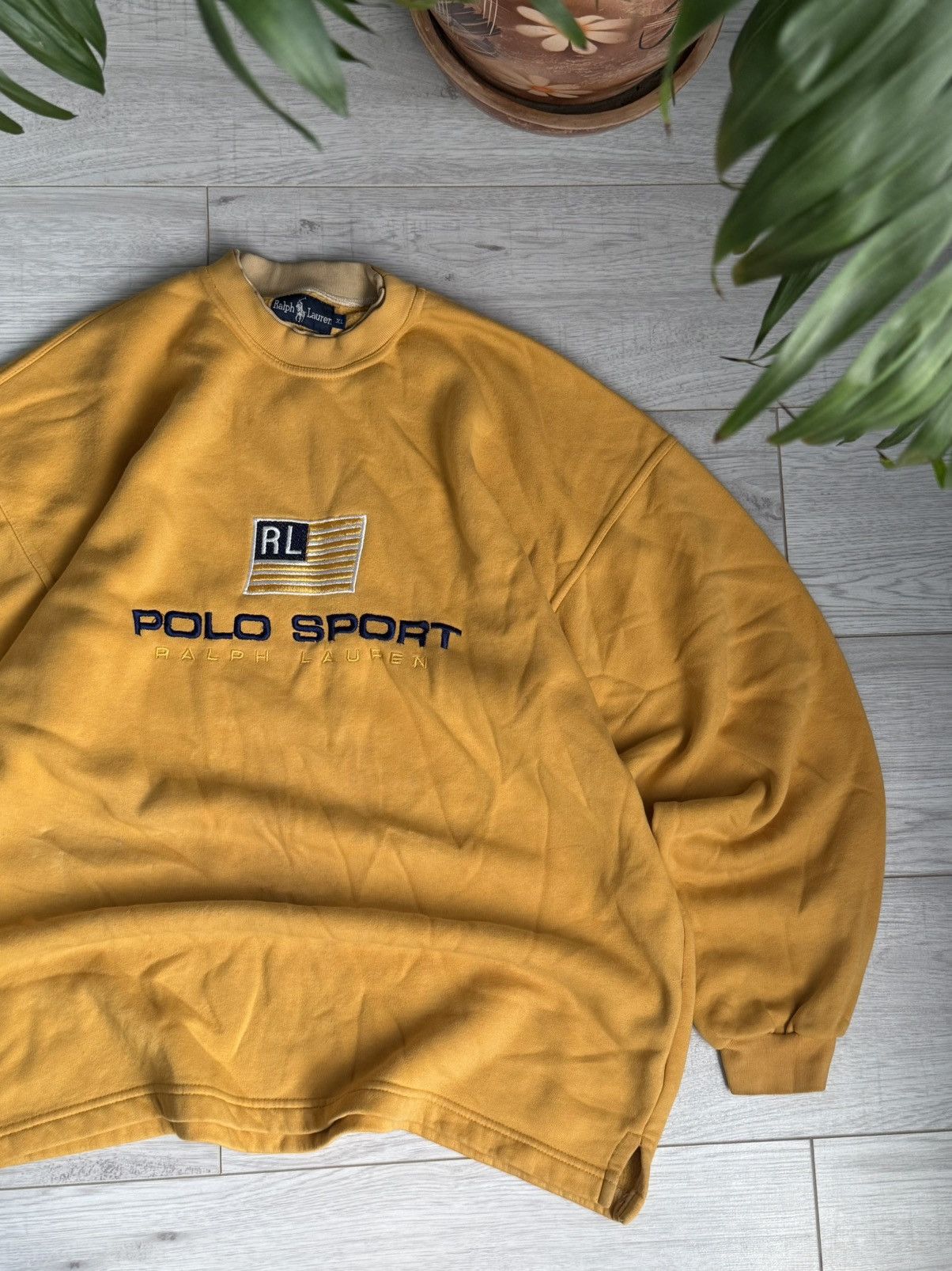 Polo Ralph Lauren Vintage Polo Ralph Lauren Sweatshirt big logo USA flag 90’s Size US L / EU 52-54 / 3 - 1 Thumbnail