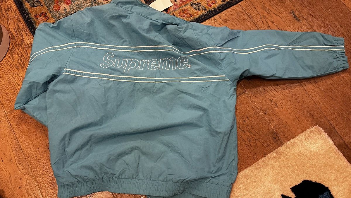Supreme Supreme Piping Track Jacket - Teal - Size XL Size US XL / EU 56 / 4 - 5 Thumbnail