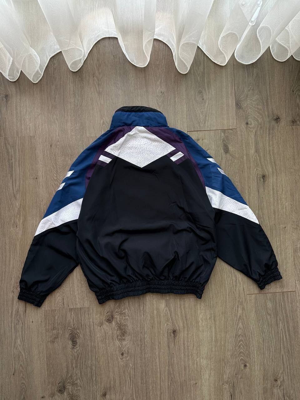 Hummel × Vintage Vintage Hummel Nylon Drill Tracksuit Size US S / EU 44-46 / 1 - 9 Thumbnail