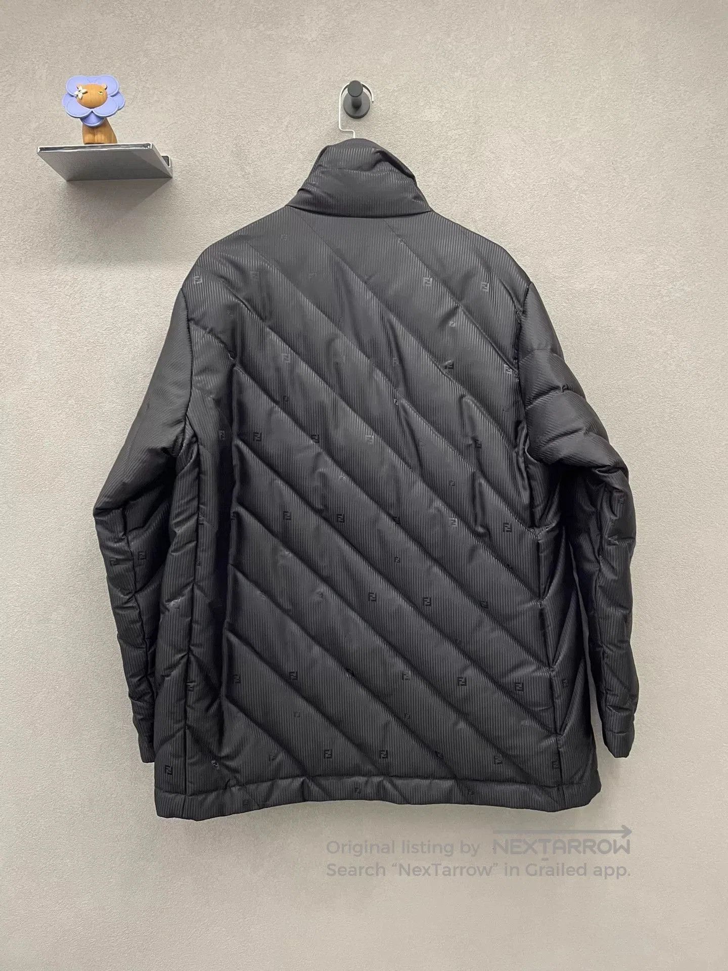 Fendi Fendi Striped Black Down Jacket. Size US L / EU 52-54 / 3 - 2 Thumbnail