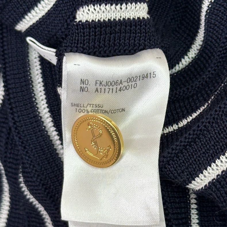 Thom Browne Thom Browne Blue and green striped gold button sweater Size XS / US 0-2 / IT 36-38 - 6 Thumbnail