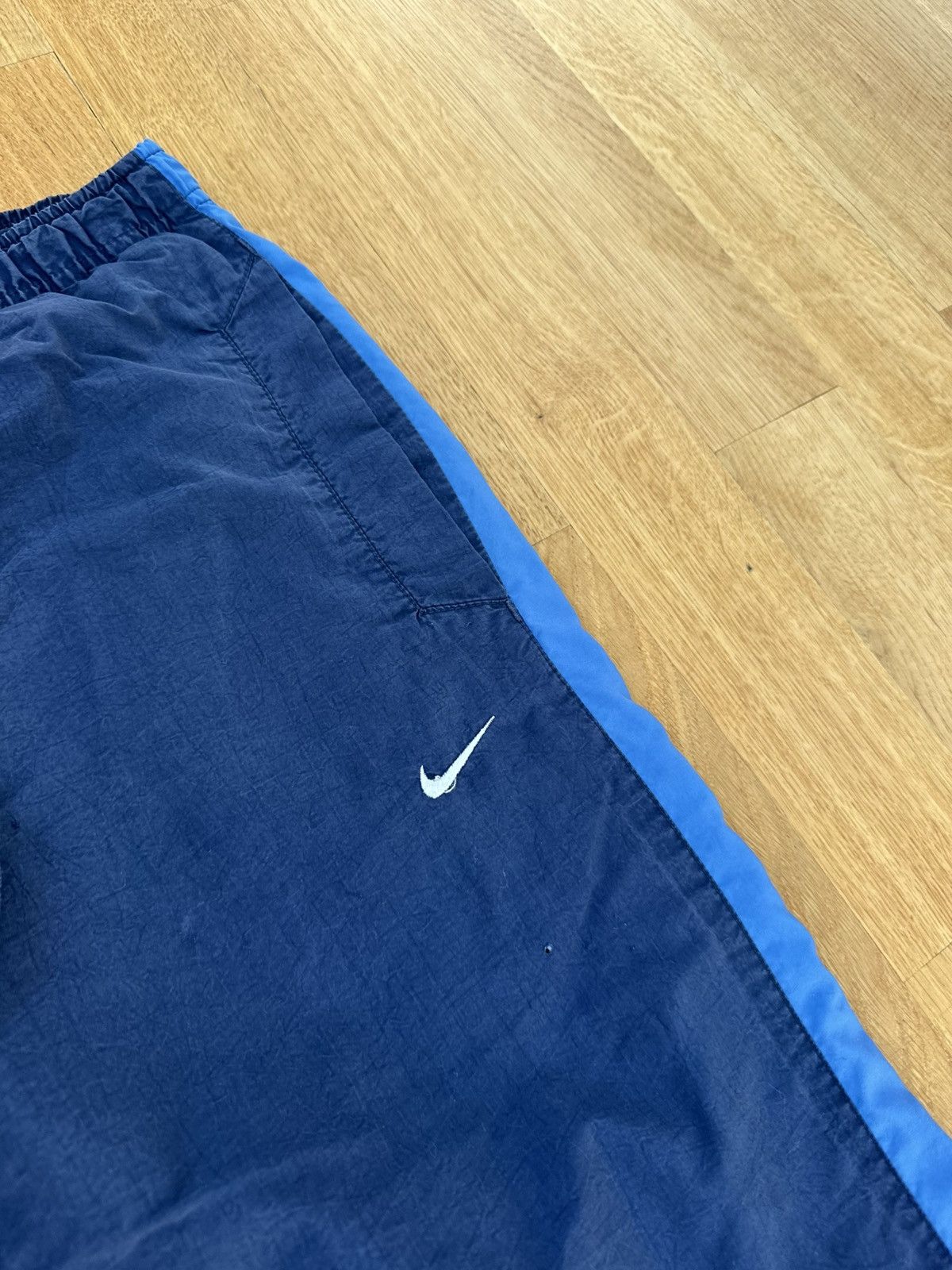 Nike Vintage Nike Track Pants Distressed Fit Swoosh Logo Size US 34 / EU 50 - 13 Thumbnail