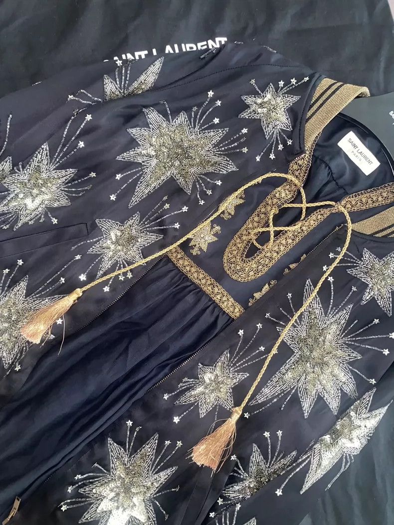 Saint Laurent Paris Saint Laurent Paris size 38 15SS Black Fireworks Shirt Size US M / EU 48-50 / 2 - 6 Thumbnail