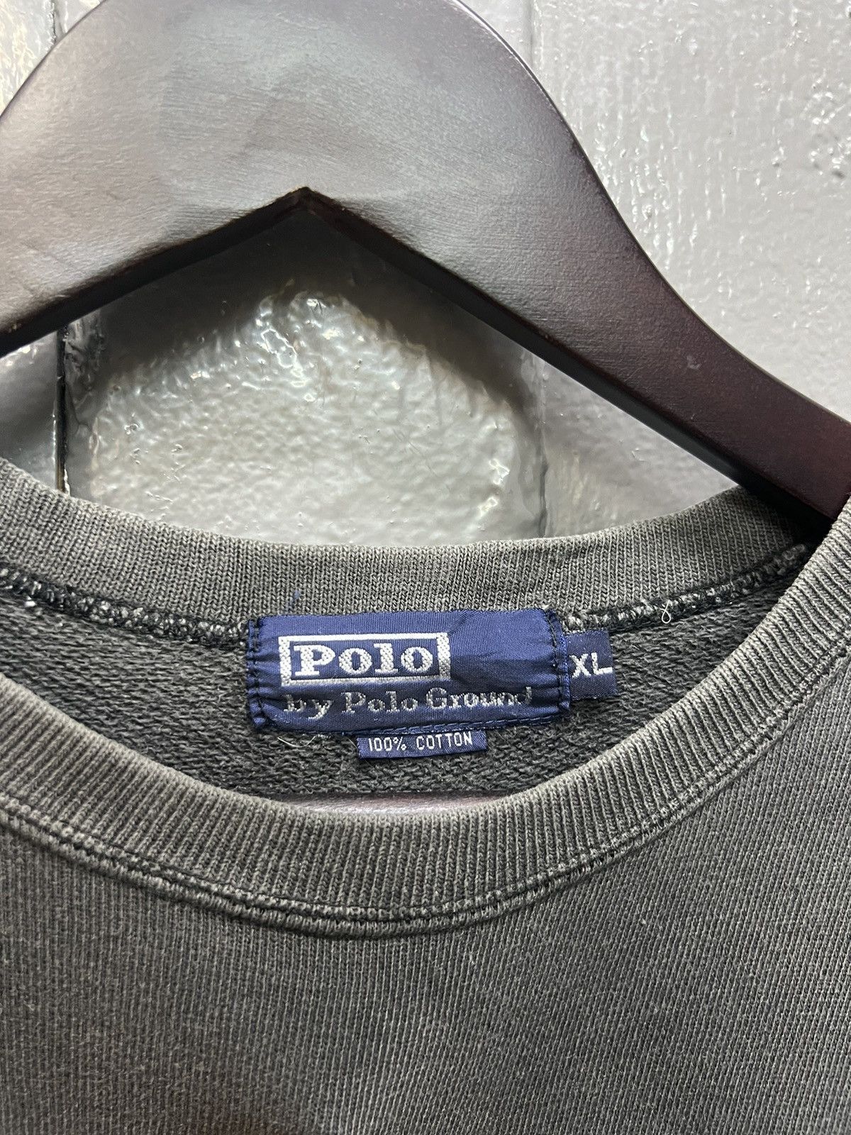 Polo Ralph Lauren Vintage Polo by Polo Ground Crewneck Sweatshirt Size US XL / EU 56 / 4 - 6 Thumbnail