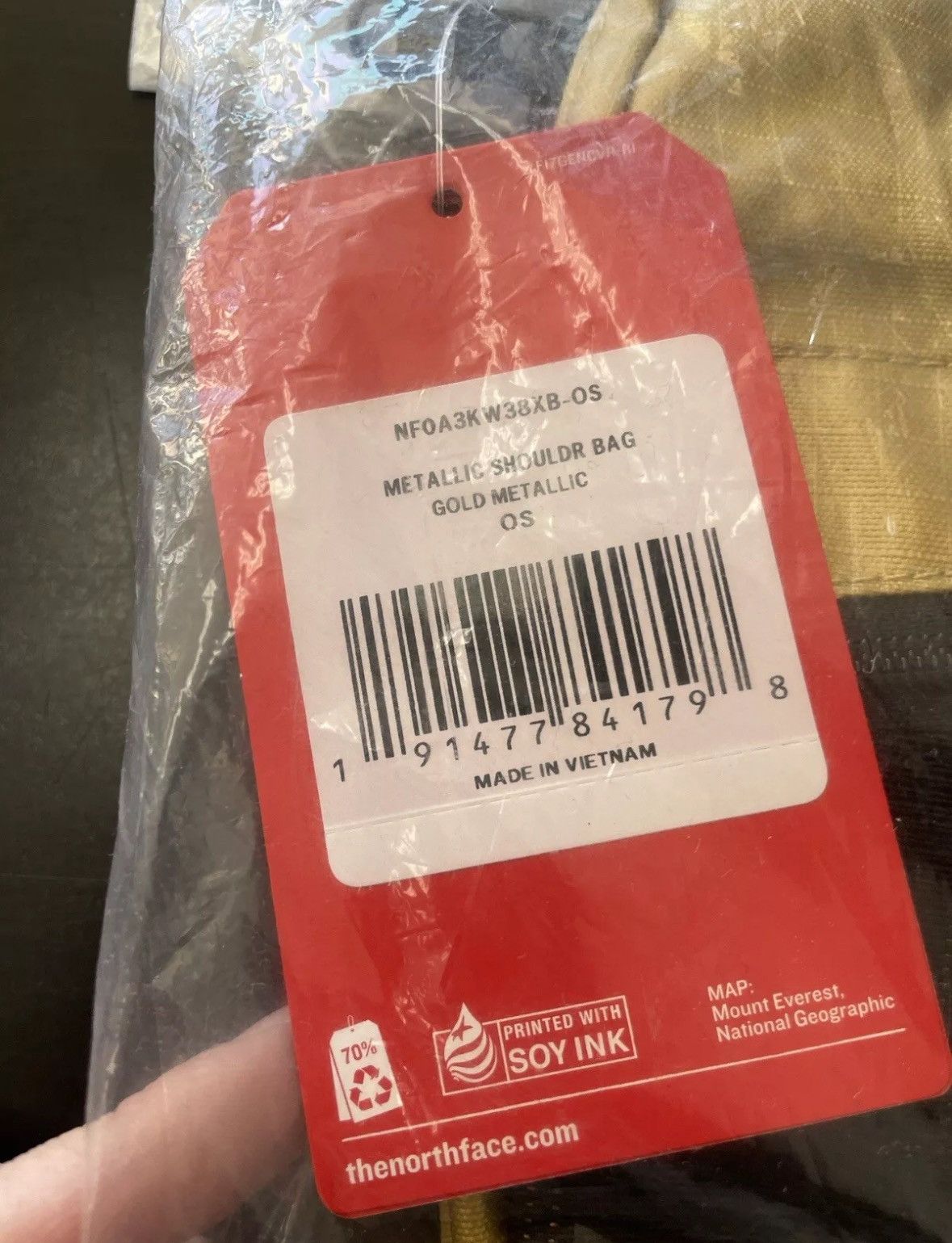 Supreme × The North Face SUPREME THE NORTH FACE SS18 METALLIC SHOULDER BAG Size ONE SIZE - 4 Thumbnail