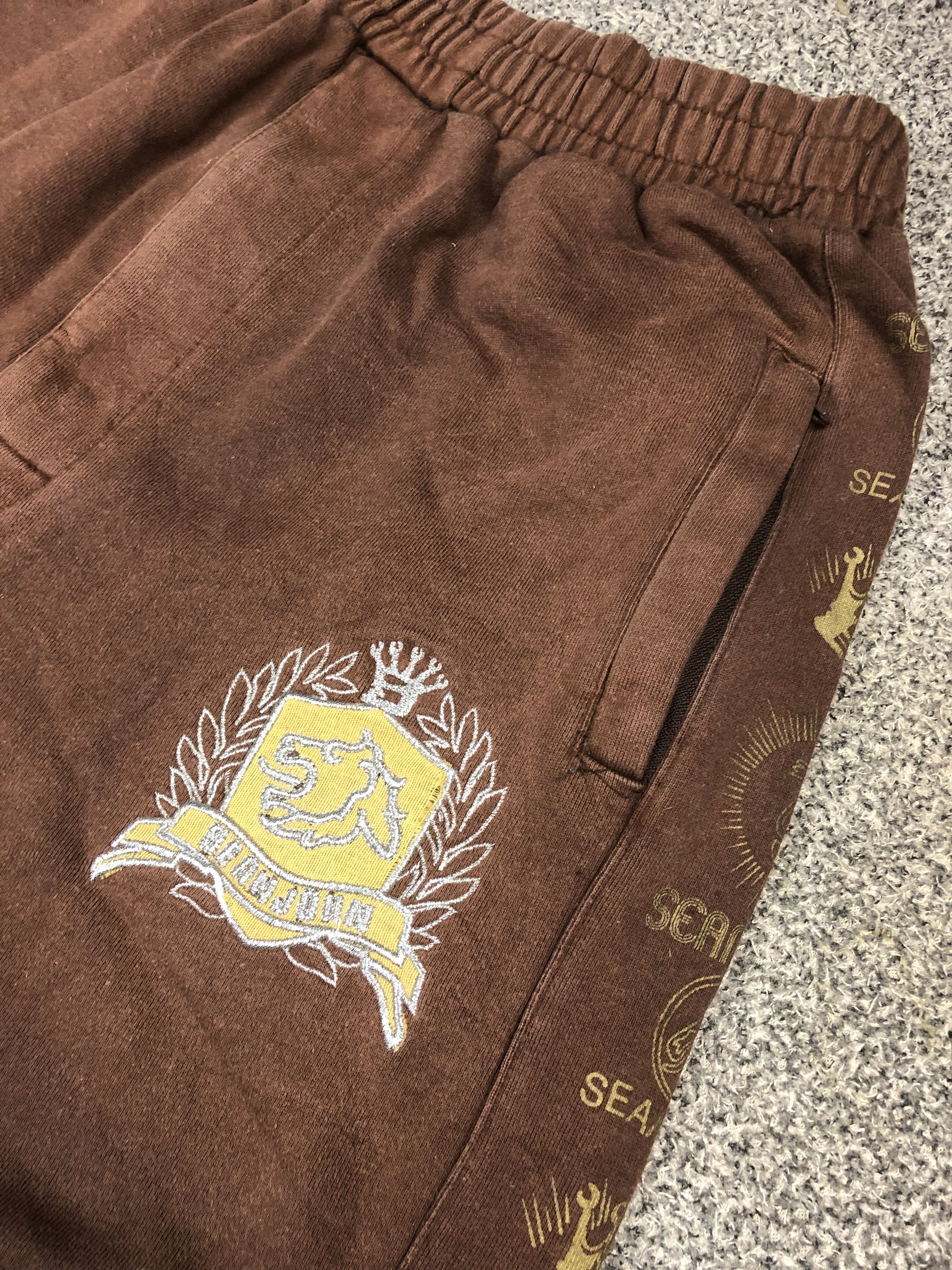Sean John Vintage Y2k Sean John Baggy Wide Leg Sweatpants Size US 34 / EU 50 - 4 Thumbnail