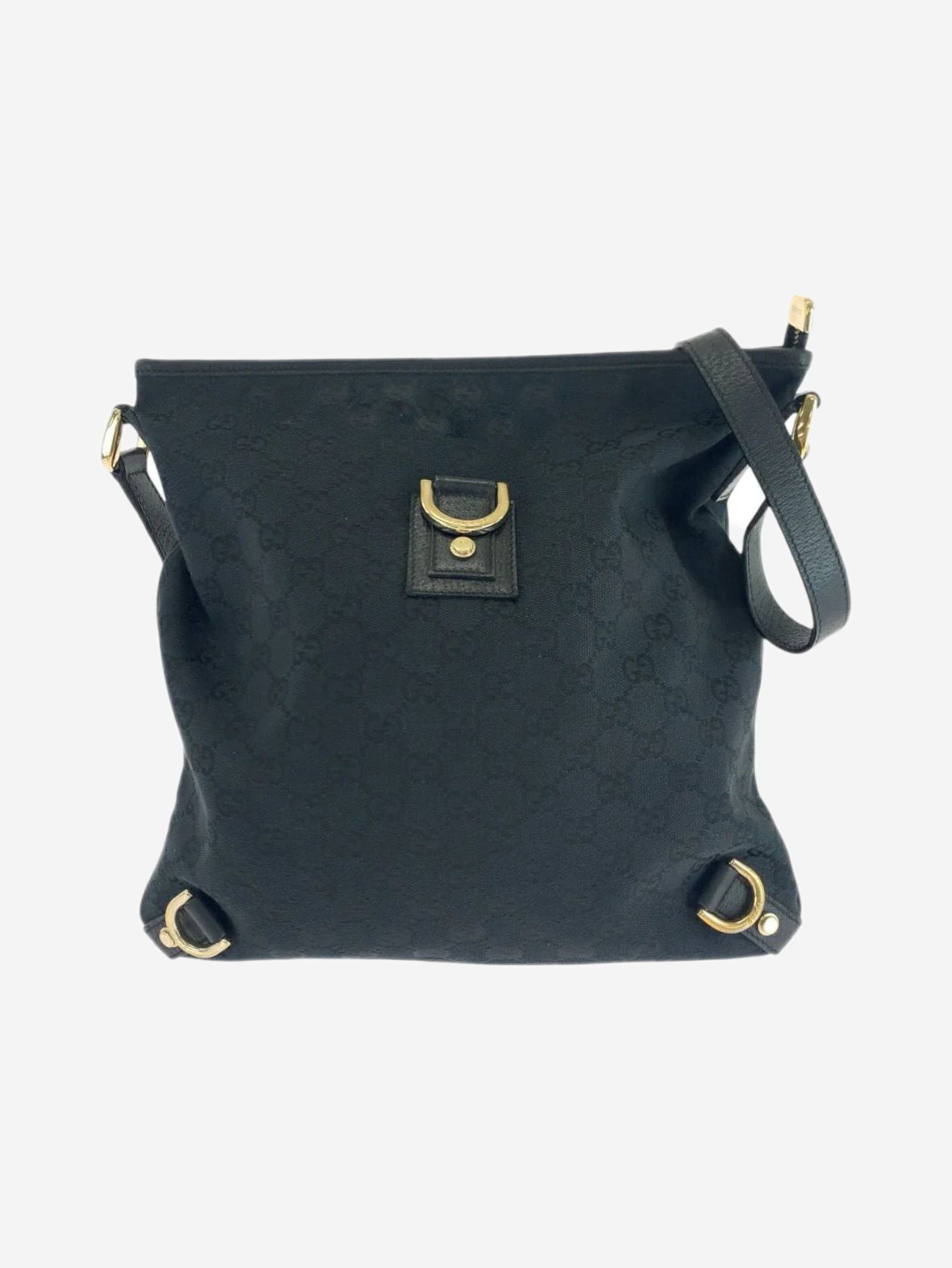 Gucci Black Abbey GG canvas shoulder bag Size ONE SIZE - 1 Thumbnail
