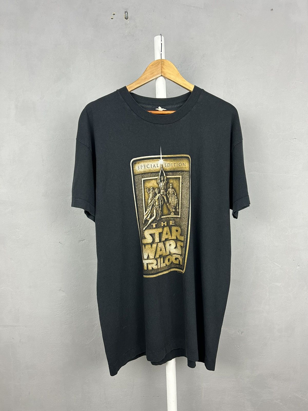 Star Wars Vintage 1997 Star Wars Special Edition Black Graphic T-Shirt Size US XL / EU 56 / 4 - 1 Thumbnail