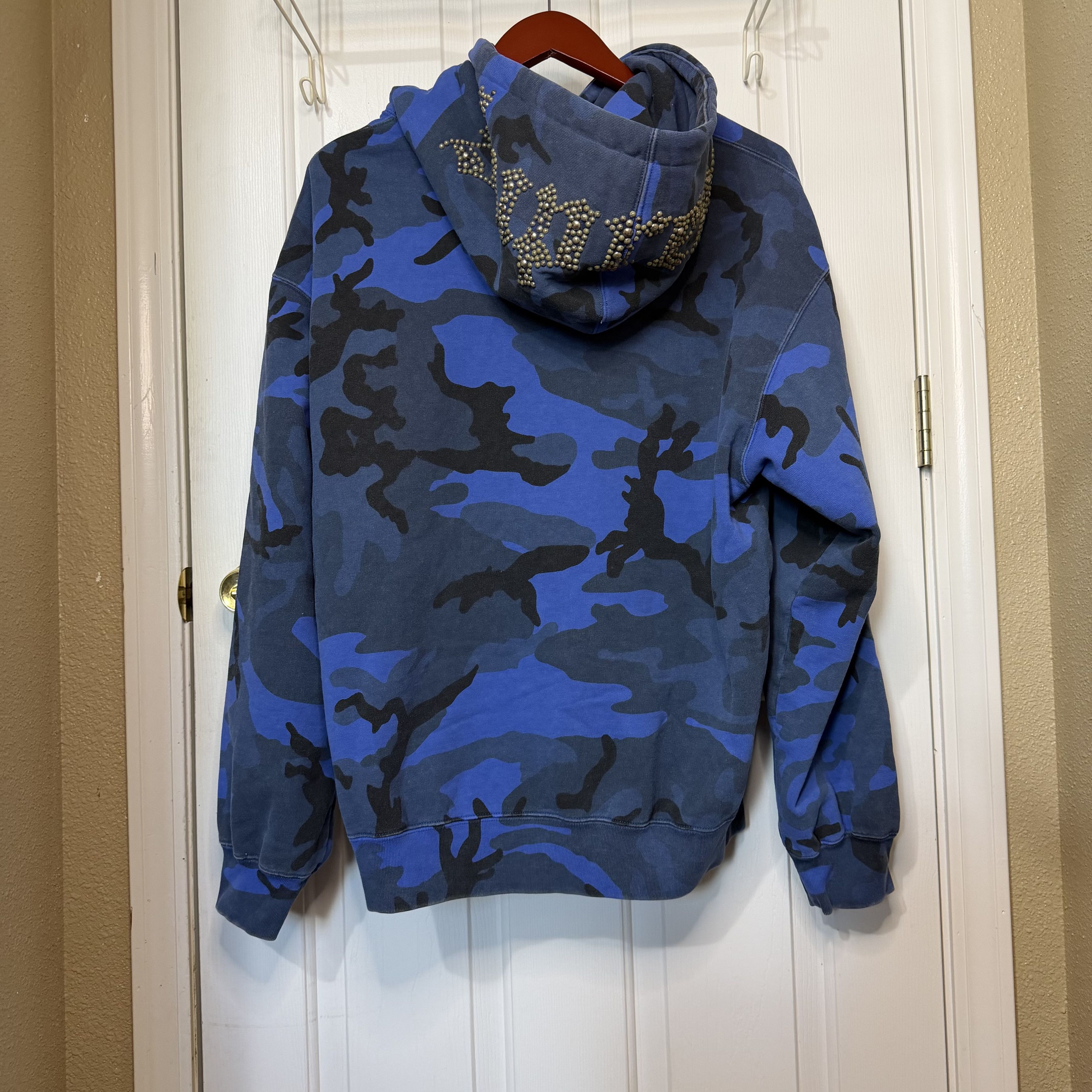 Supreme Overdyed Studded Hoodie Size US L / EU 52-54 / 3 - 1 Thumbnail