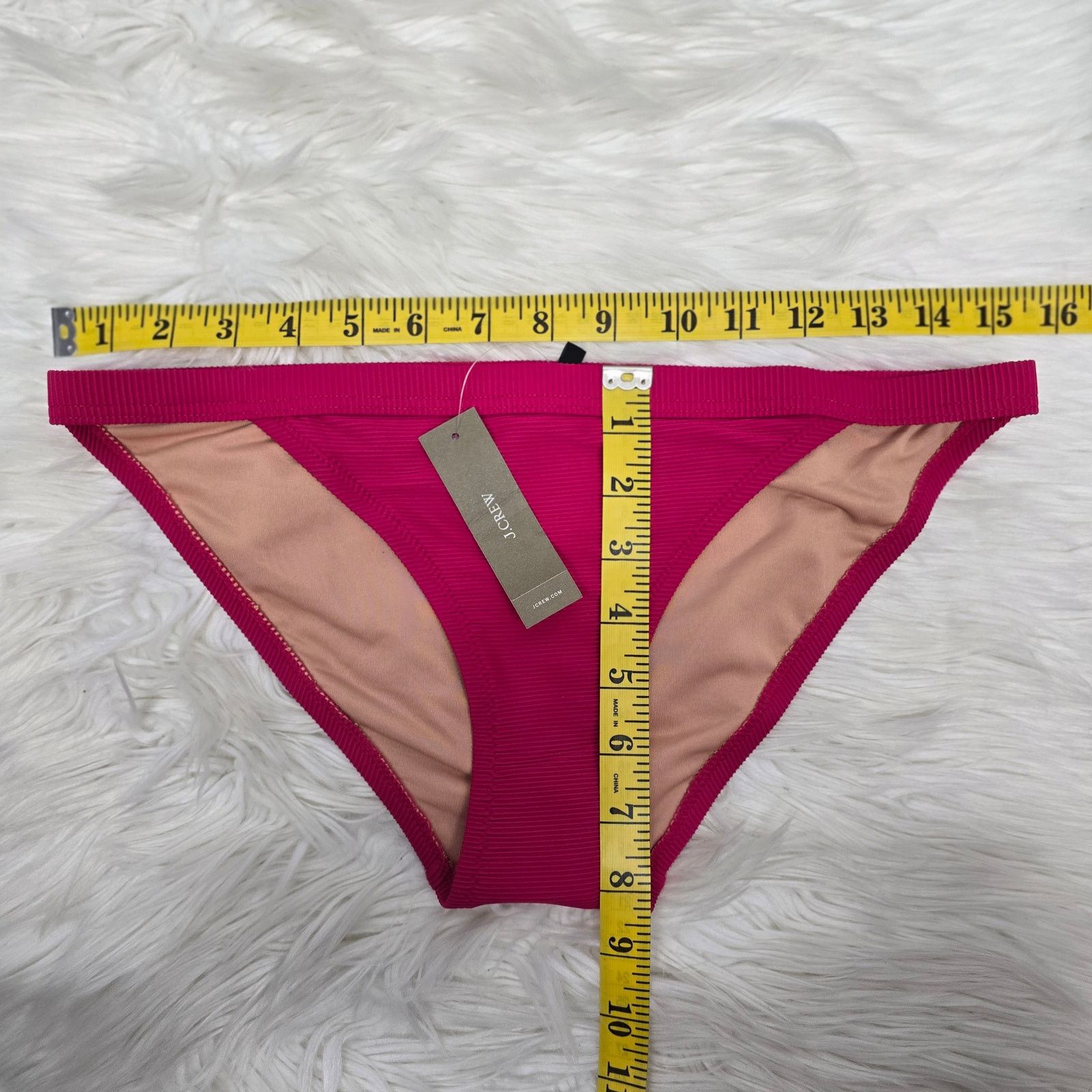 J.Crew J. Crew Ribbed-trim hipster full-coverage bikini bottom S Size ONE SIZE - 11 Thumbnail