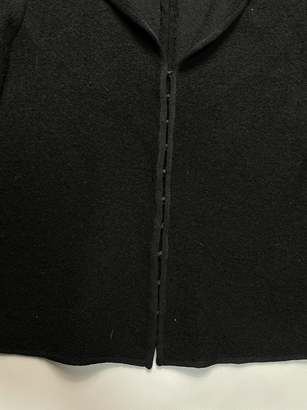 Emporio Armani Emporio Armani Black Wool Blend Cropped Jacket Size 46 Size M / US 6-8 / IT 42-44 - 3 Thumbnail