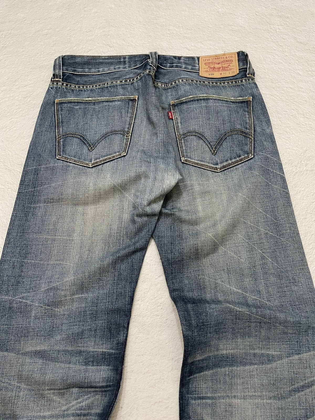 Levi's Vintage Clothing 00s Levis Denim Vintage Rare Faded Mudwash Y2K Size US 32 / EU 48 - 6 Thumbnail
