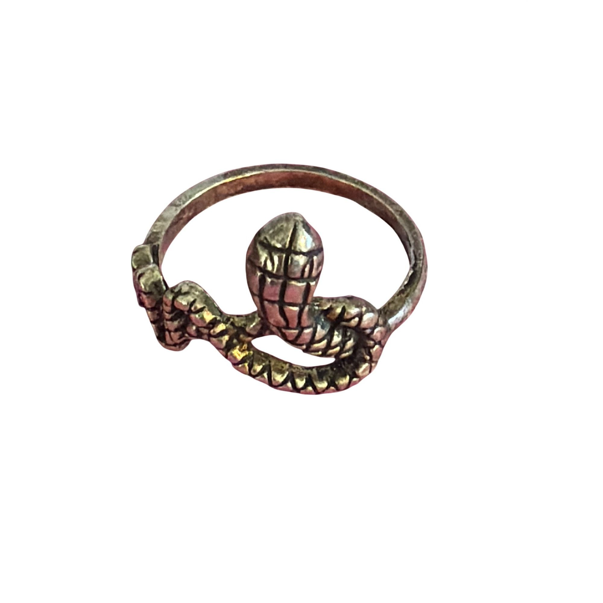 Other Snake Serpent Silver Tone Ring Lightweight Detailed Size 8.2 Size ONE SIZE - 3 Thumbnail
