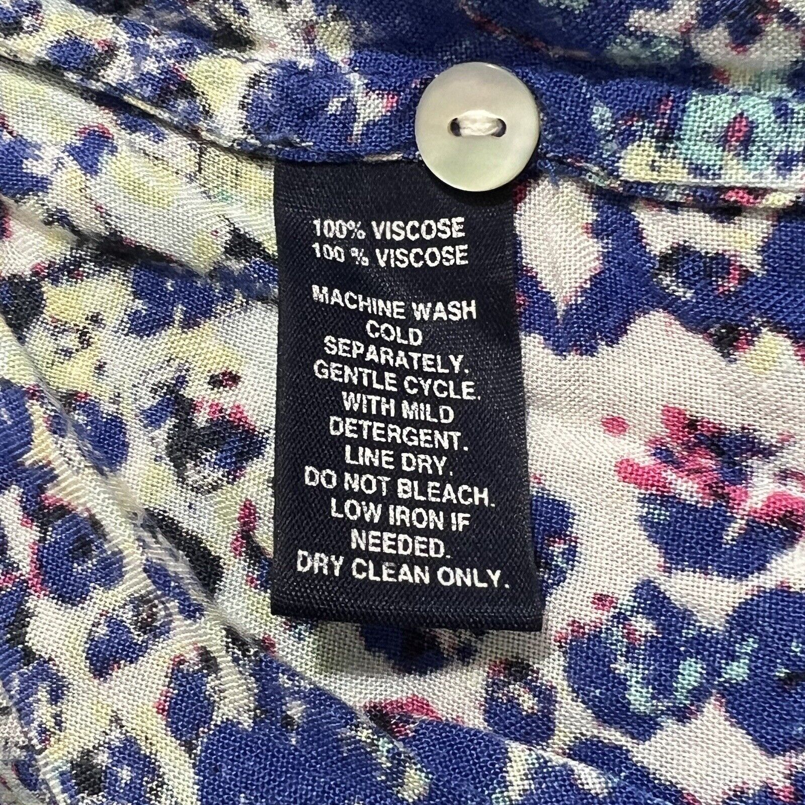 Saks Fifth Avenue Blue Saks Fifth Avenue Button Up Long Sleeve Top Size S / US 4 / IT 40 - 9 Thumbnail