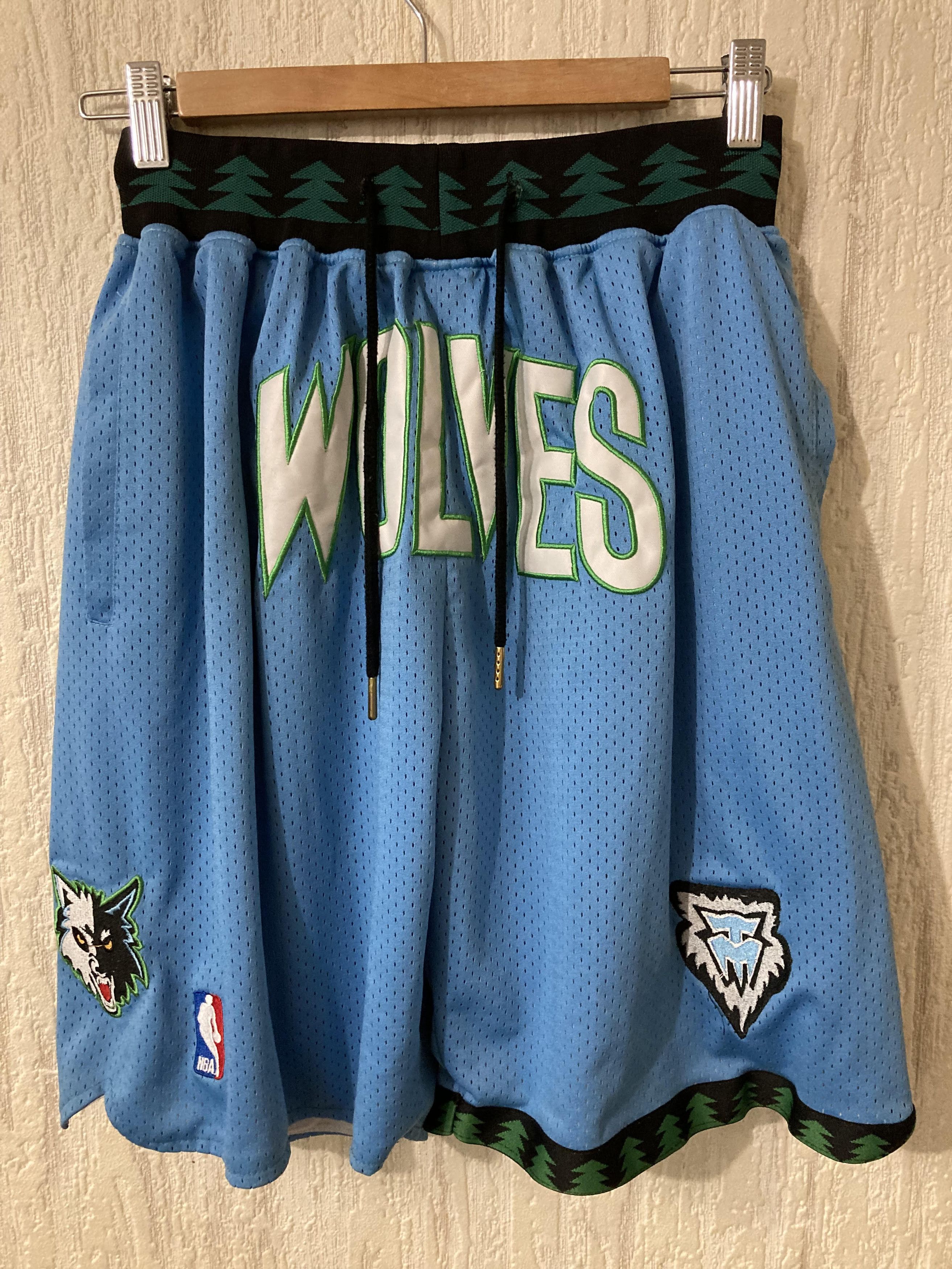 Just Don JUST DON VINTAGE NBA MINNESOTA TIMBERWOLVES SHORTS Size US 33 - 1 Thumbnail