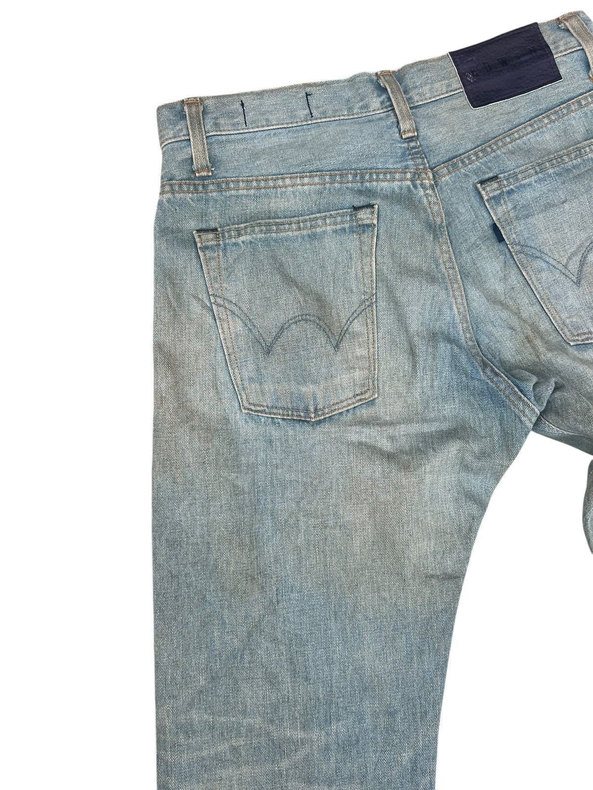 Edwin Edwin 503ST Blue Standard Dirty Mud Denim Selvedge Jeans Size US 29 - 15 Thumbnail