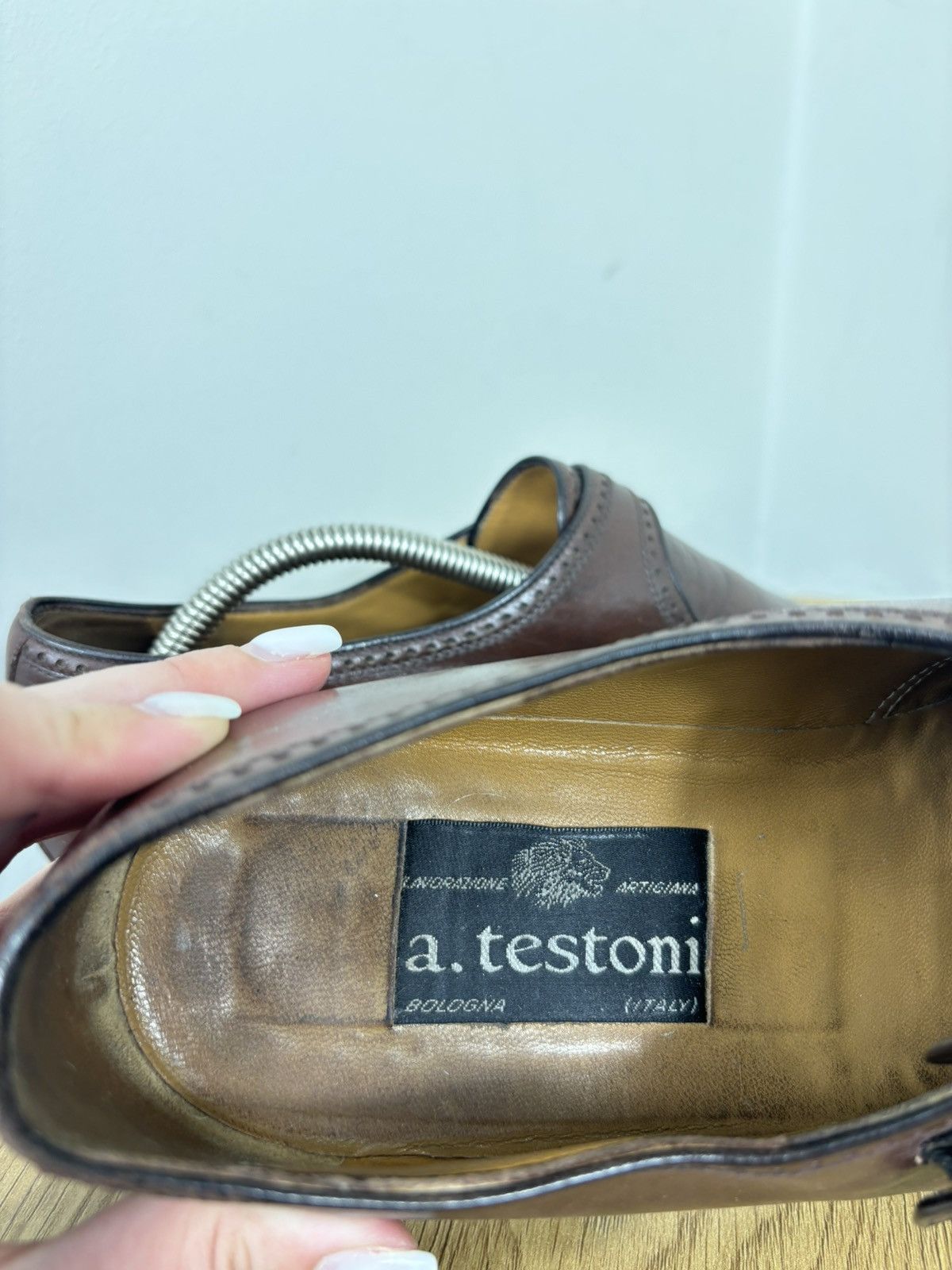Testoni A. Testoni Black Label Vintage Monk Strap Leather Shoes Size US 8 / EU 41 - 20 Thumbnail