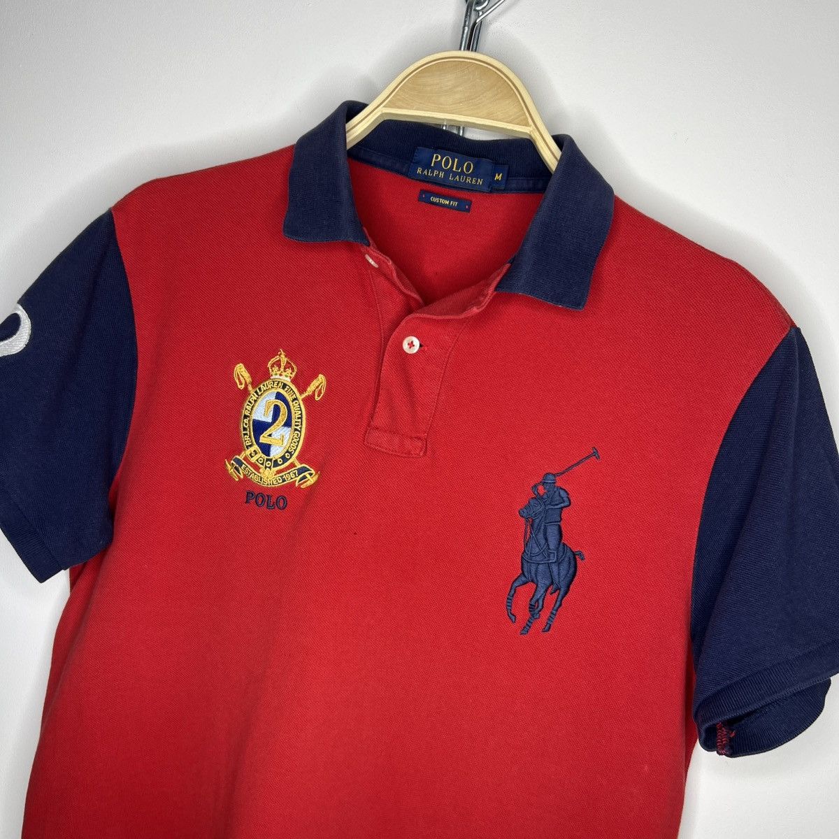 Polo Ralph Lauren POLO RALPH LAUREN RUGBY SHIRT BIG PONY Y2K 90S CHIEFKEEF Size US M / EU 48-50 / 2 - 4 Thumbnail