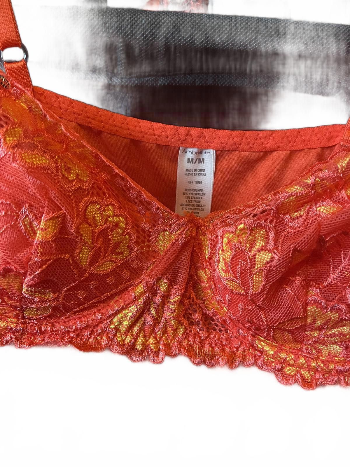 Designer Ambrielle orange nightgown Size M / US 6-8 / IT 42-44 - 3 Thumbnail