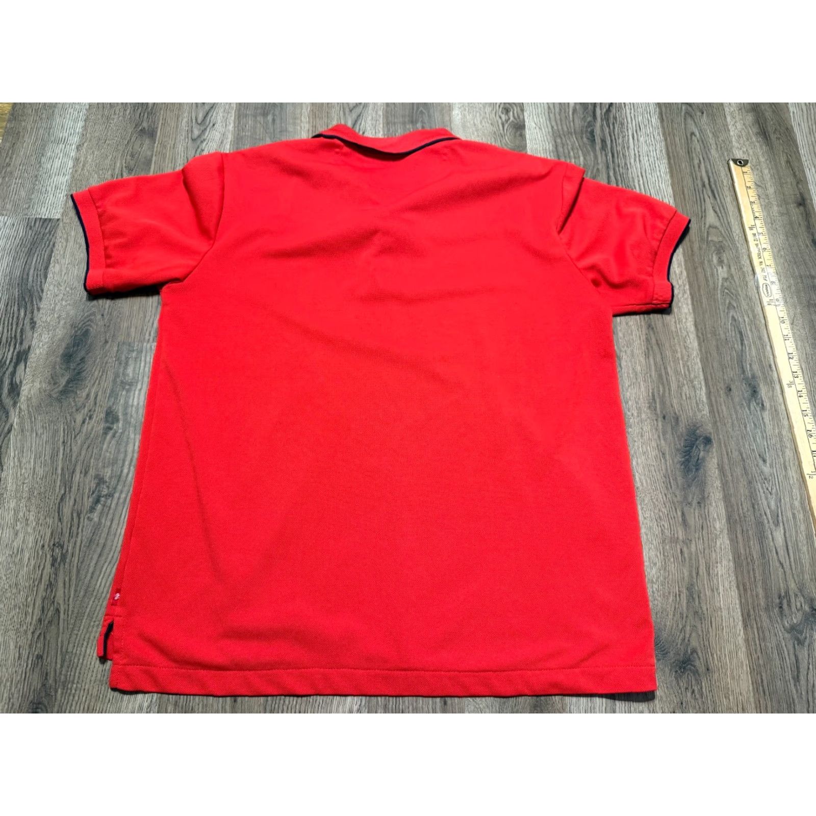 Izod IZOD Shirt Polo Shirt, Men's Medium Red Short Sleeve, Logo, Casual Golf, Regular, Polyester, IZOD Size US M / EU 48-50 / 2 - 3 Thumbnail