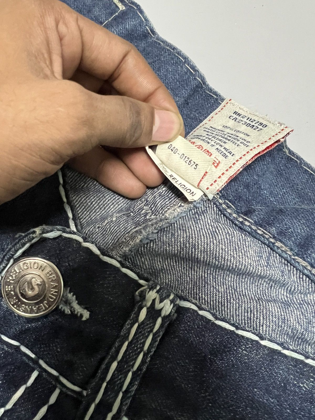 True Religion Vintage true religion double stitch denim Size US 38 / EU 54 - 7 Thumbnail