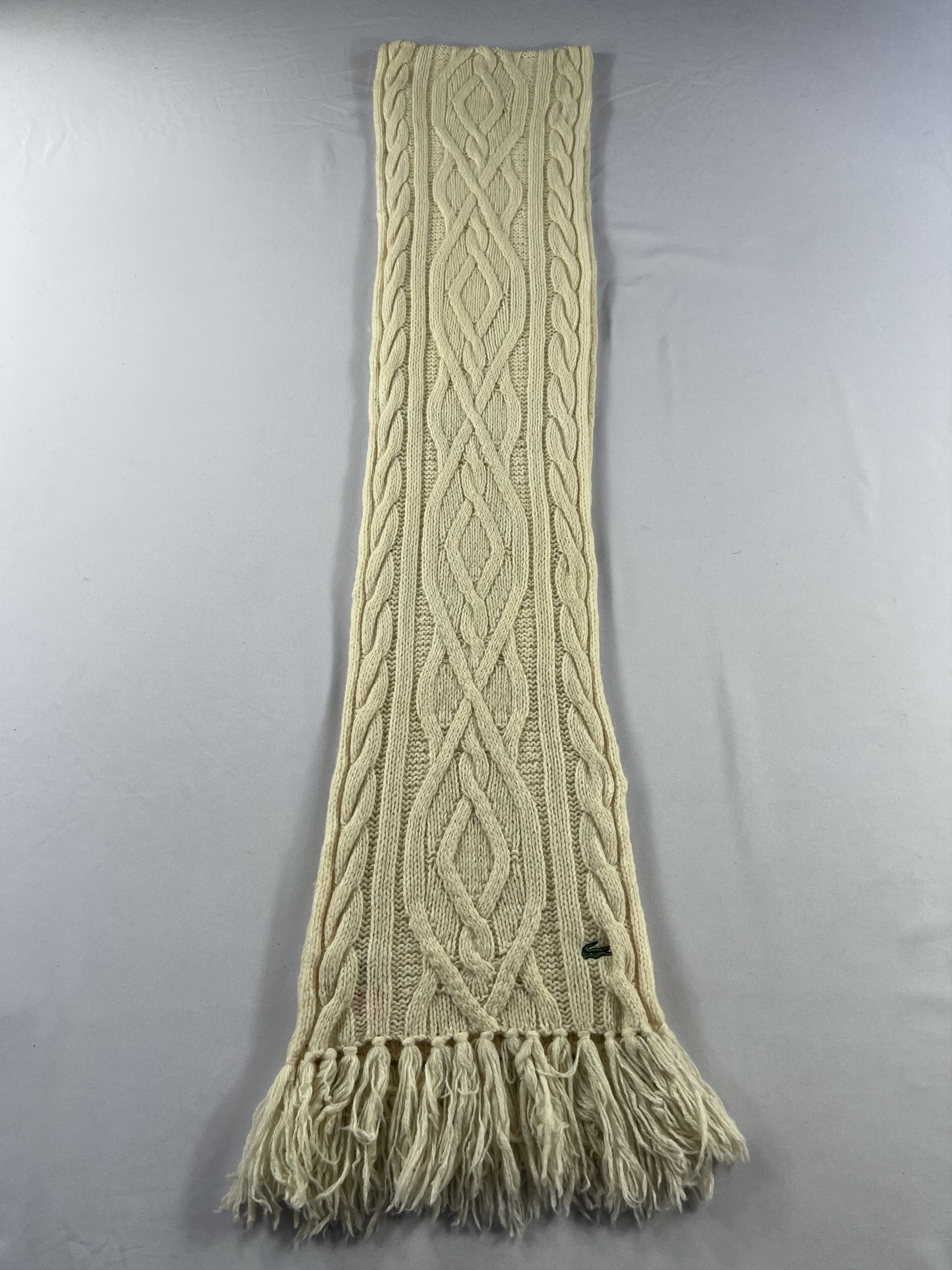 Lacoste Lacoste Knit Scarf / Muffler / Neckwear P1043 Size ONE SIZE - 3 Thumbnail