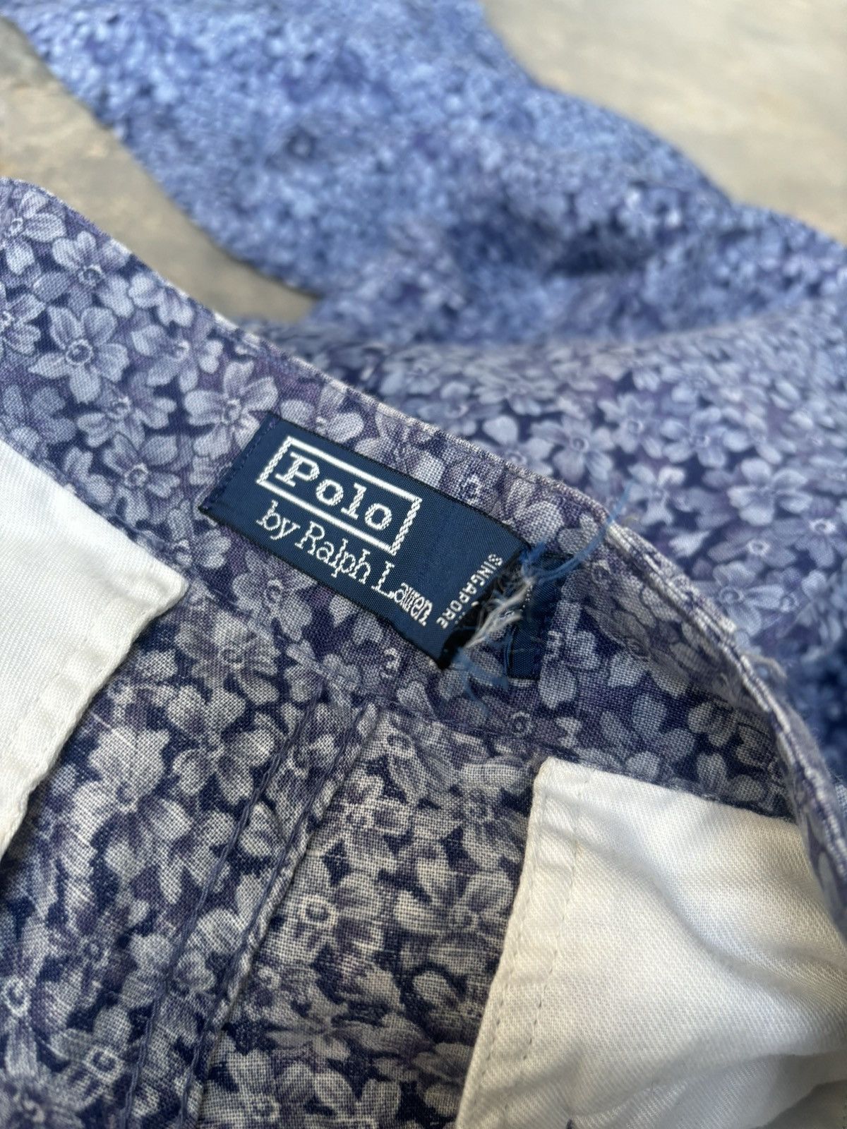 Japanese Brand × Polo Ralph Lauren × Ralph Lauren Vintage Polo Ralph Lauren Floral Cargo Pants Size US 30 / EU 46 - 9 Thumbnail