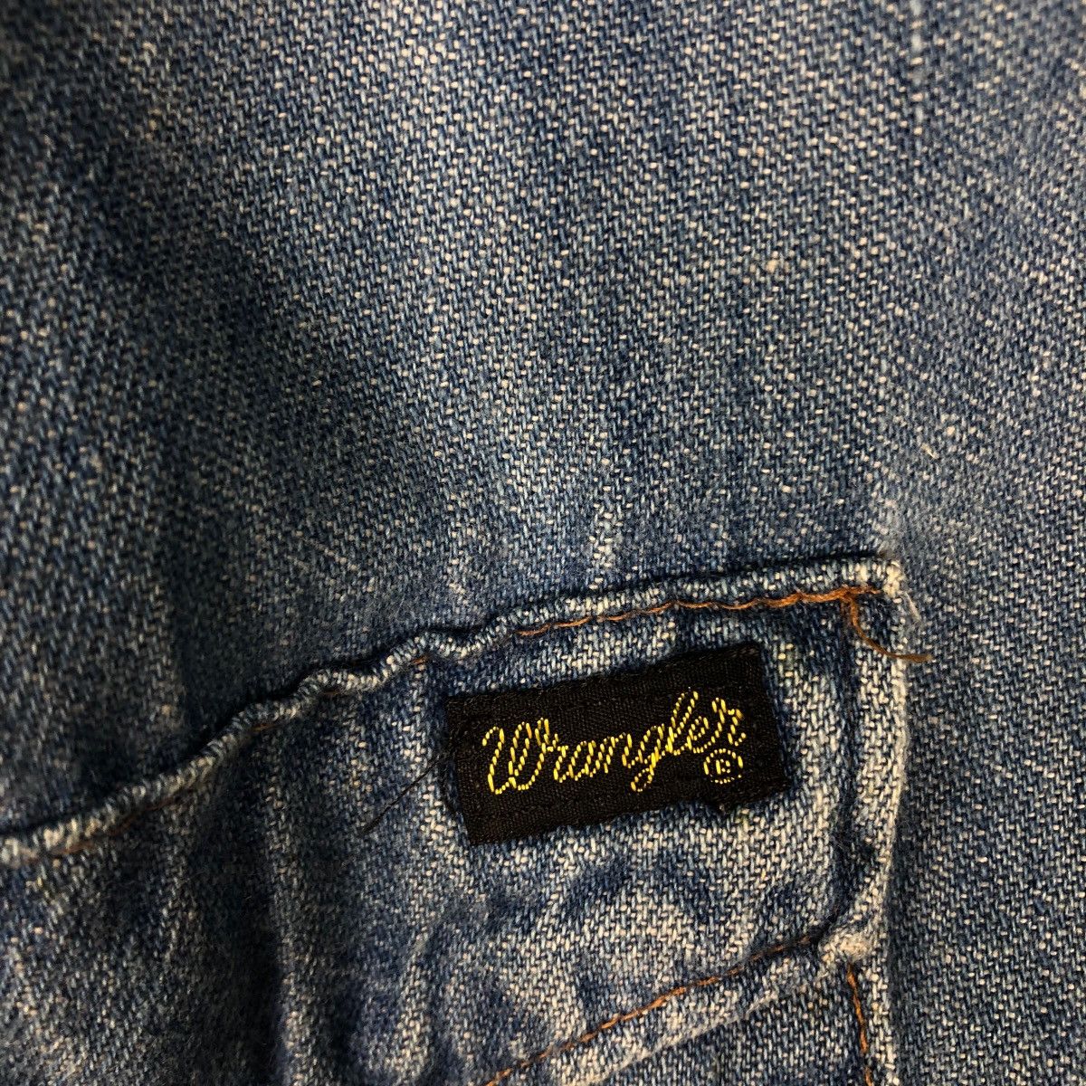 Japanese Brand 🔥VINTAGE DENIM JEANS BIKER WEAR WRANGLER GILET JAPAN MADE Size US 30 / EU 46 - 21 Thumbnail