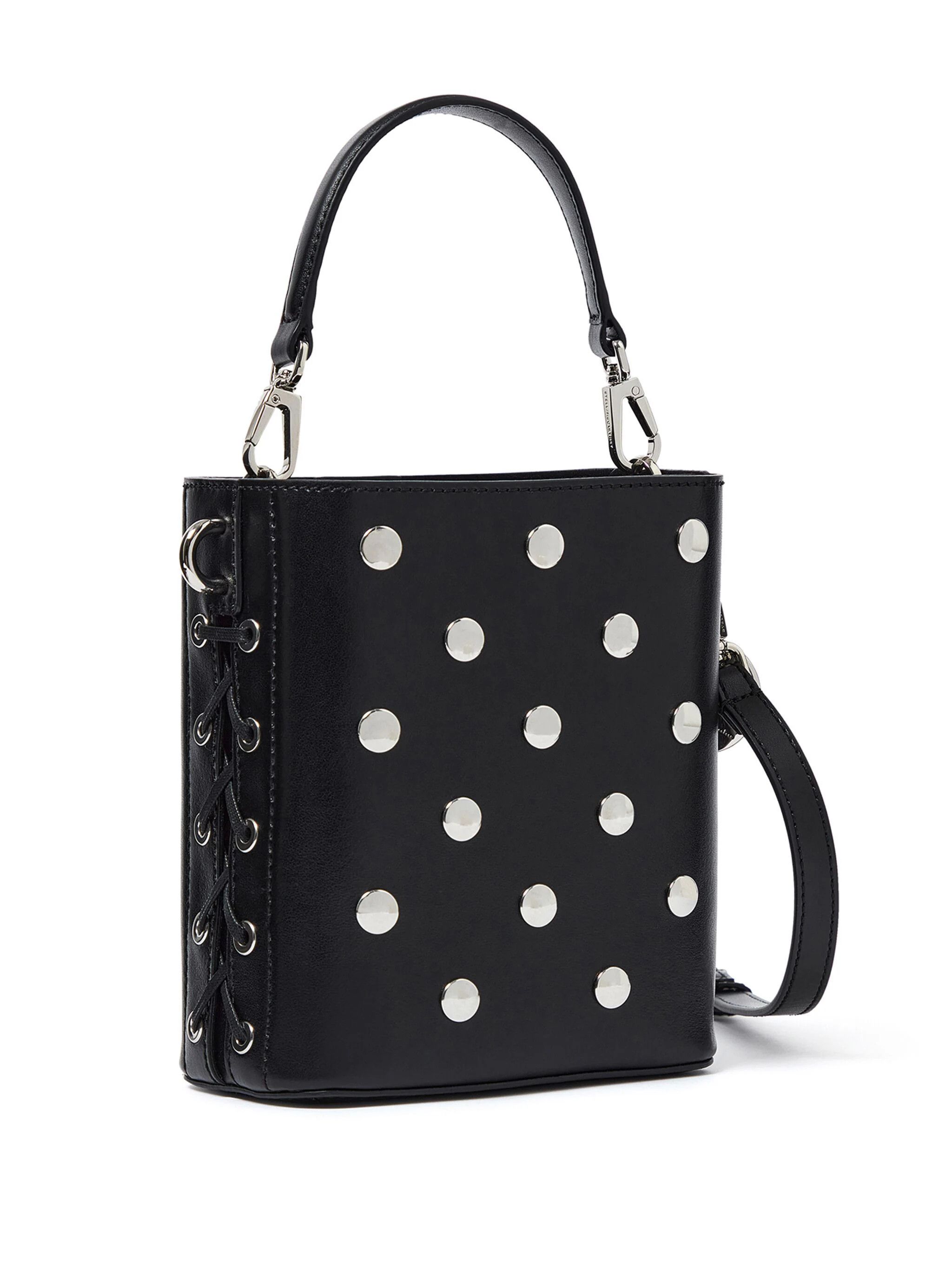 Stella McCartney o1s22i1n1024 Size: OS / Frayme Studs Mini Bucket Bag Size ONE SIZE - 3 Thumbnail