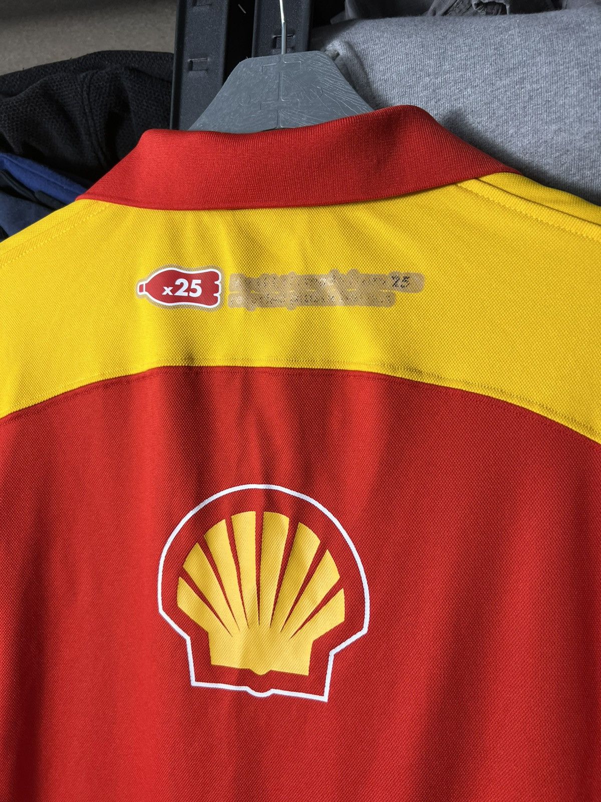 Ferrari Ferrari Shell V-Power Racing Team Polo Shirt Red Yellow Size US L / EU 52-54 / 3 - 14 Thumbnail