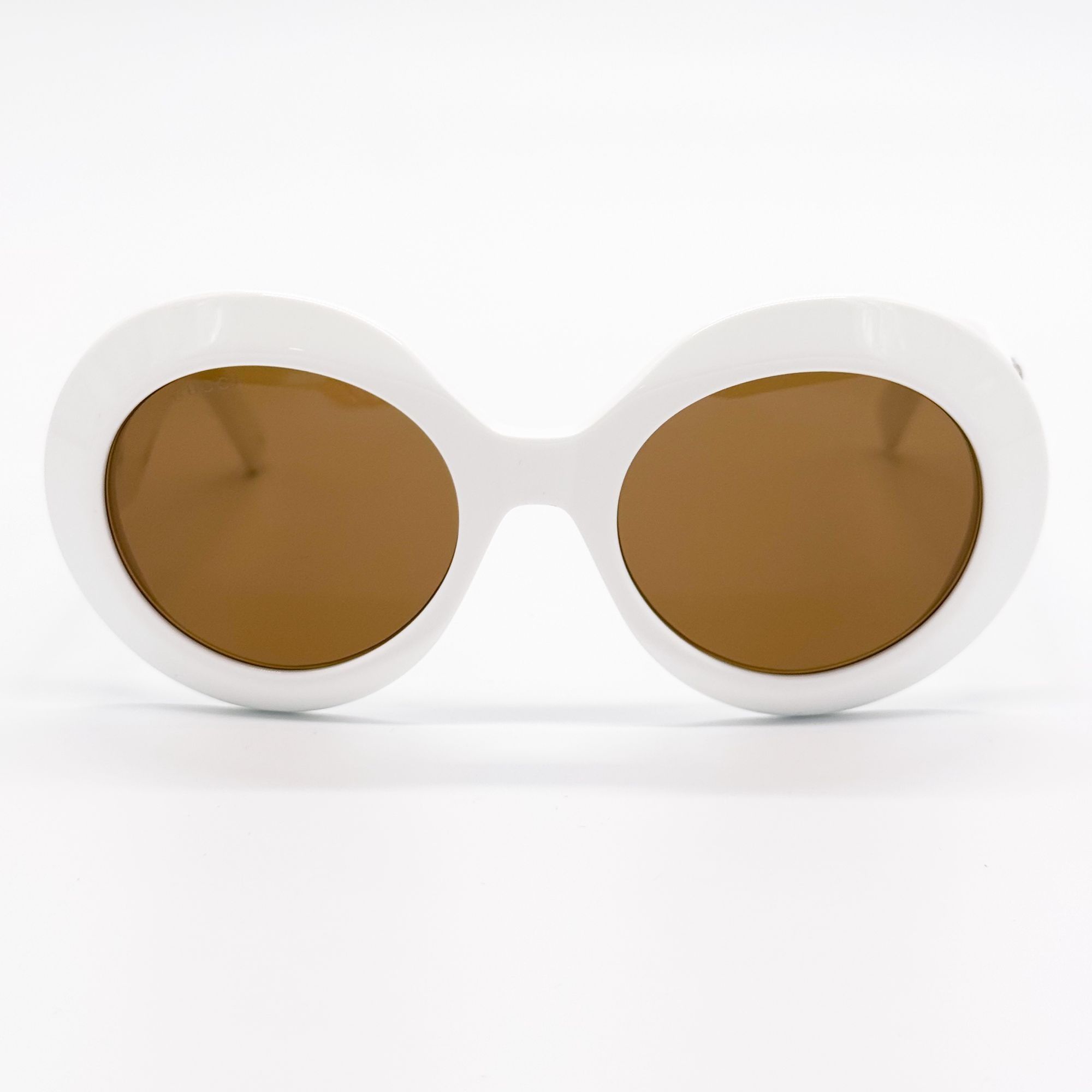 Gucci NEW GUCCI SUNGLASSES GG1647S 003 WOMEN ROUND WHITE BROWN Size ONE SIZE - 5 Thumbnail