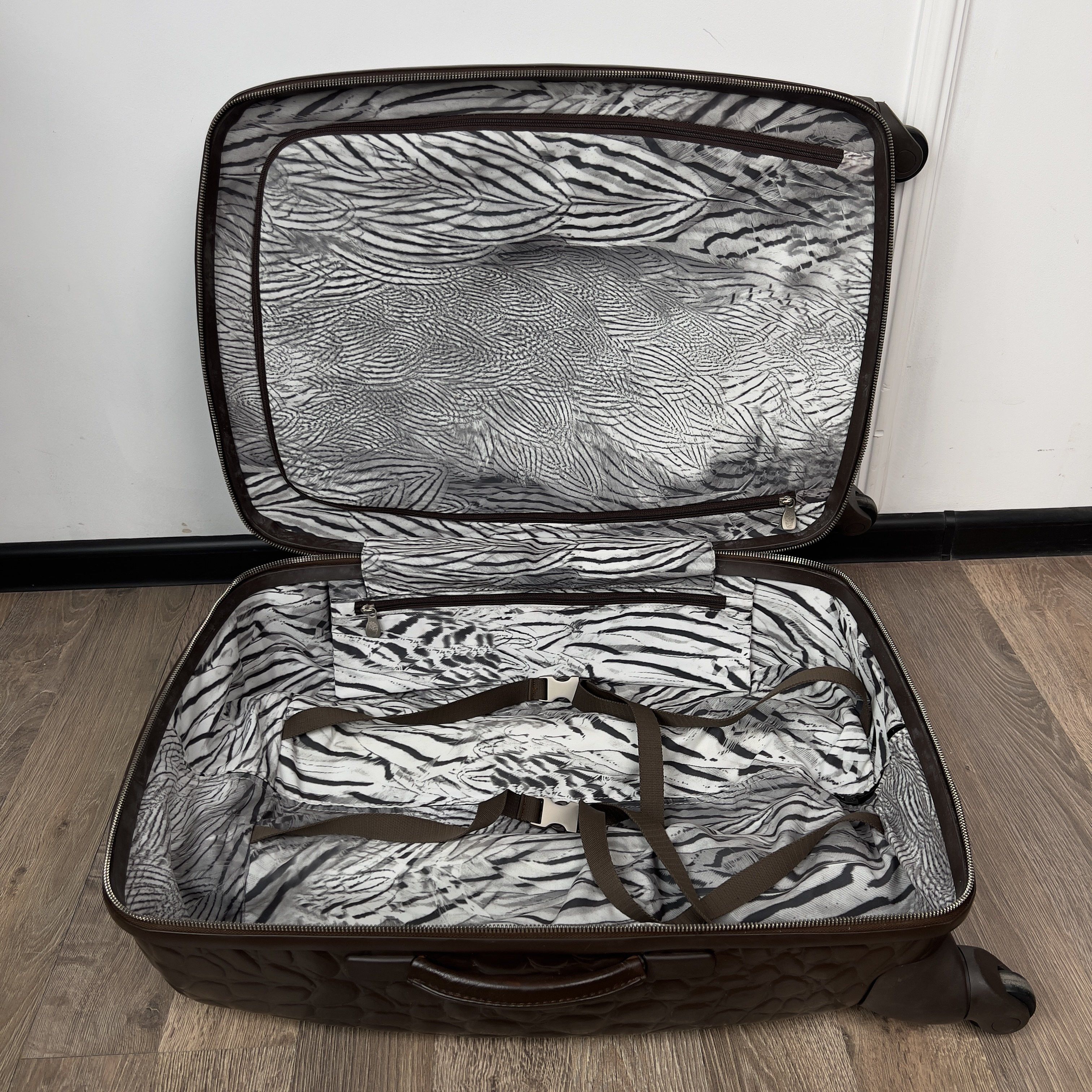 Samsonite RARE Alexander McQueen Spinner 65 Trolley Suitcase Crocodile Size ONE SIZE - 11 Thumbnail