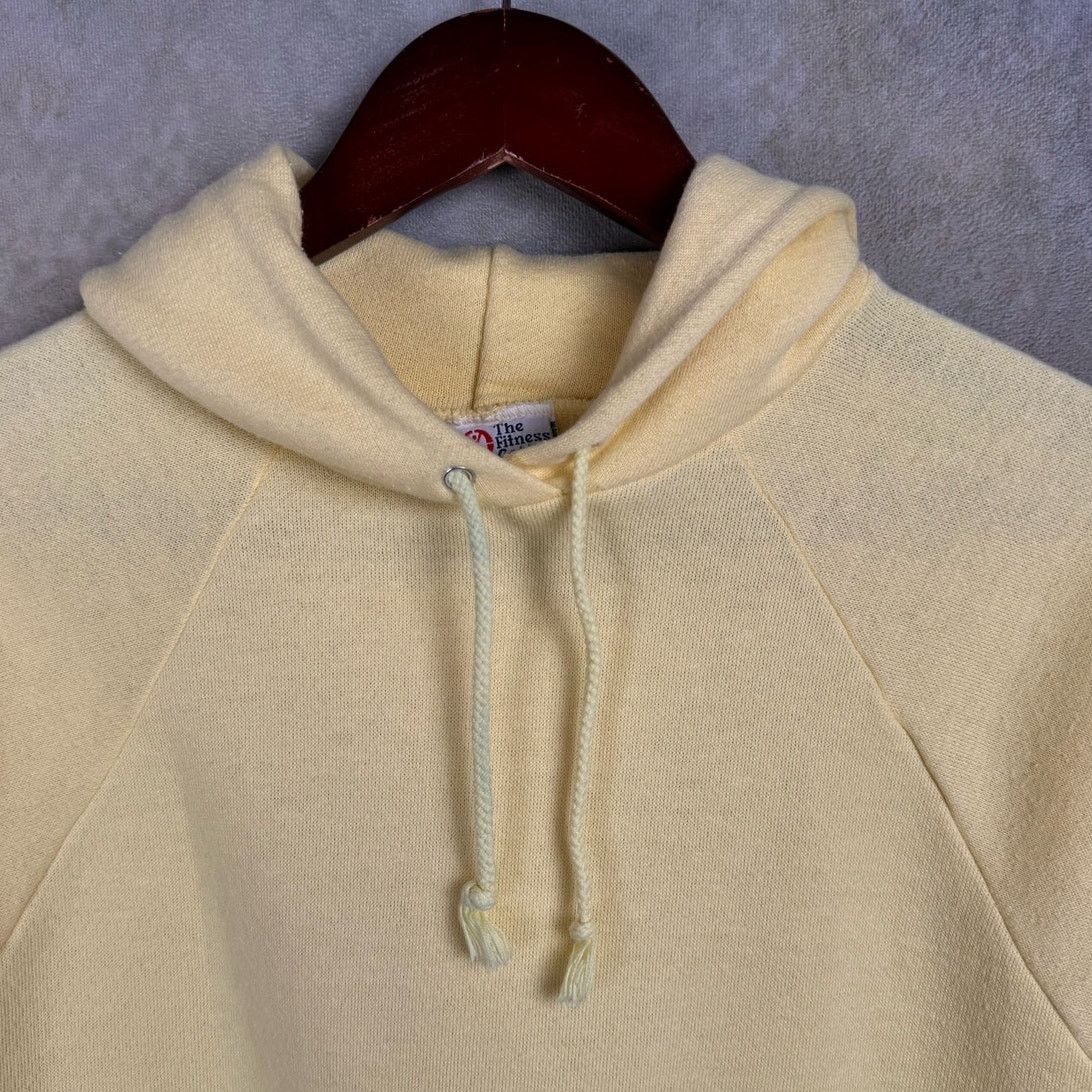 Vintage VTG 80s Blank Hoodie Sweatshirt Womens Sz L Yellow Size L / US 10 / IT 46 - 9 Thumbnail