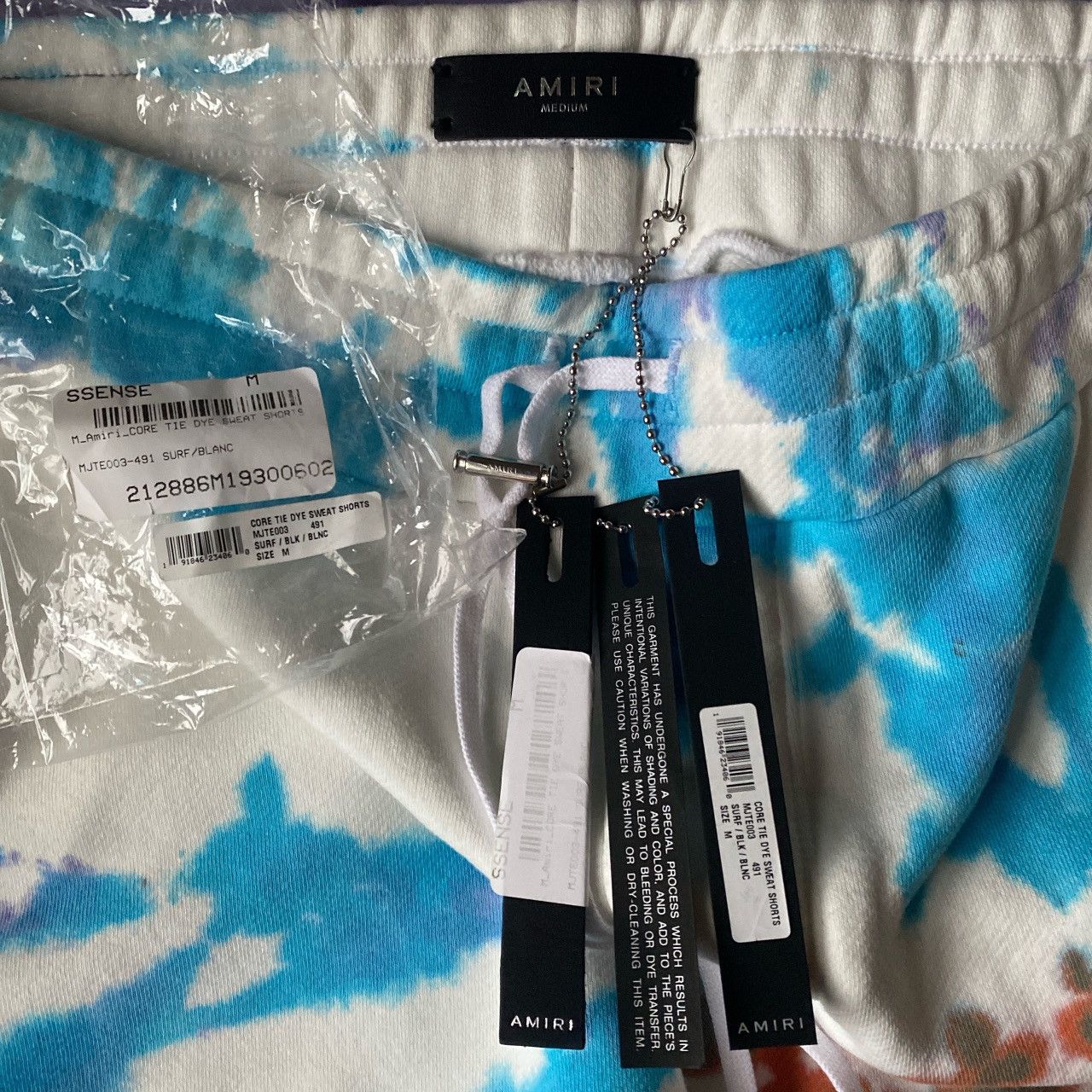 Amiri Amiri Core Logo Tie Dye Shorts Size US 34 / EU 50 - 6 Thumbnail