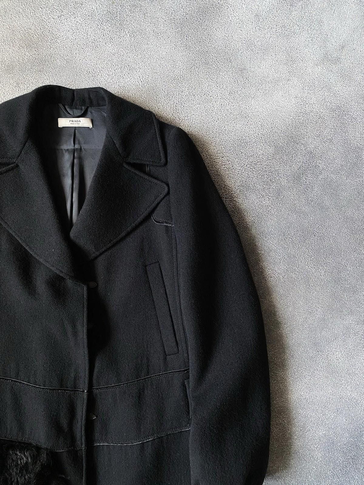 Prada FW2006 Prada Runway Fur Raccon Pocket / Wool Coat Women Size S / US 4 / IT 40 - 8 Thumbnail