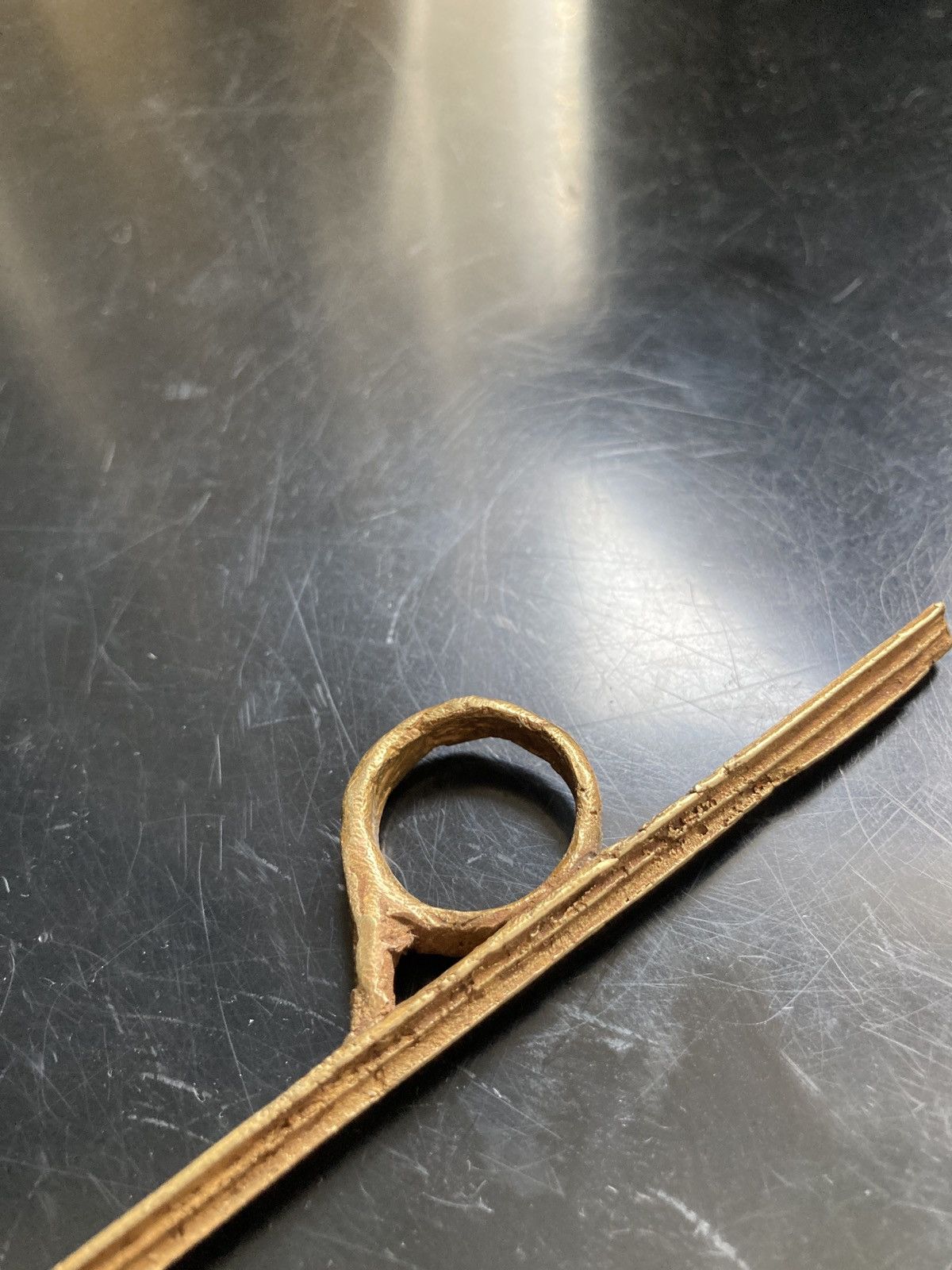 Rick Owens Rick Owens x Christiane Billet pre-Hunrod ltd. Bronze Ring Size ONE SIZE - 4 Thumbnail