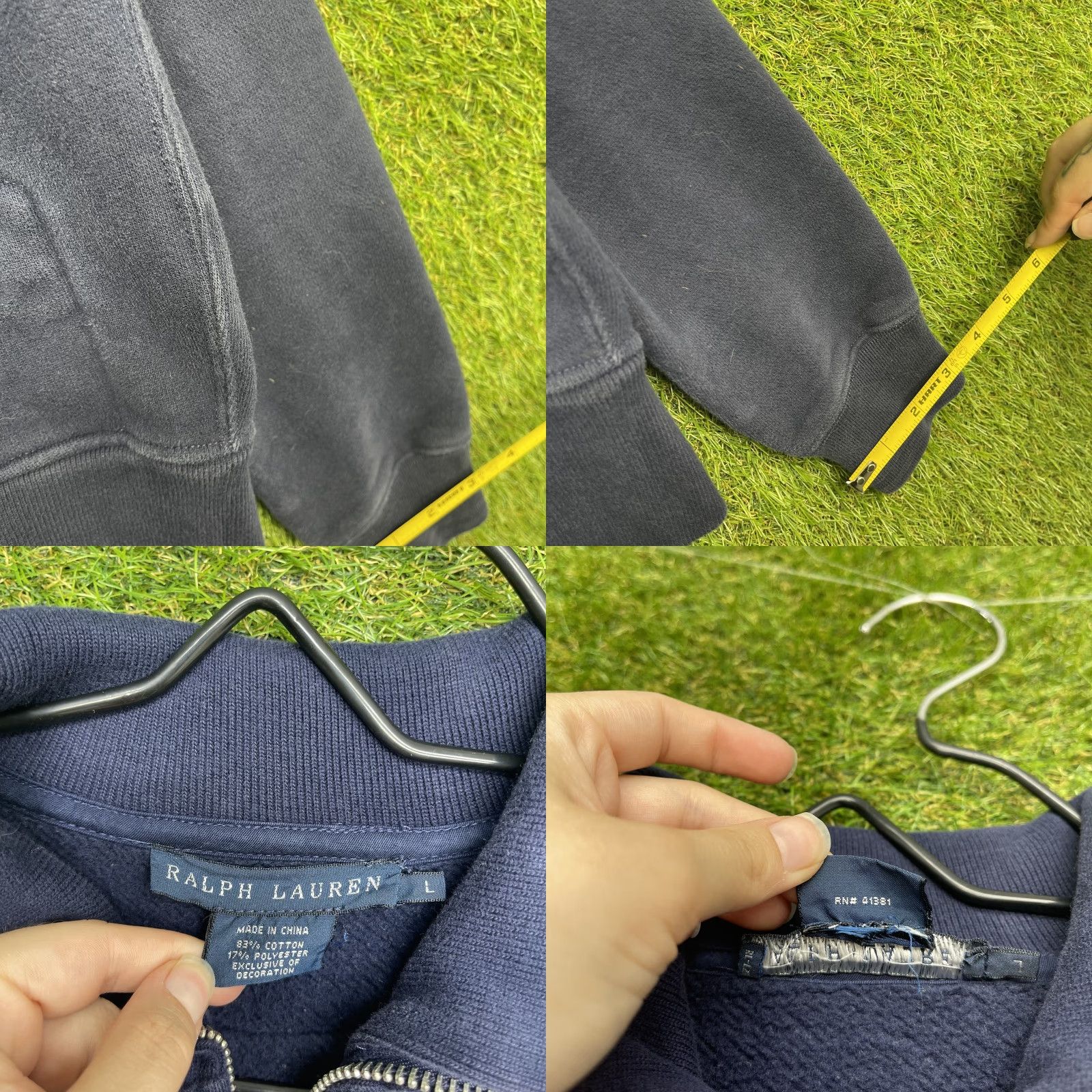Ralph Lauren Ralph Lauren Jacket Mens Large Navy Blue Cream Mt Whitney Winter Zip USA Crest Size US L / EU 52-54 / 3 - 8 Thumbnail