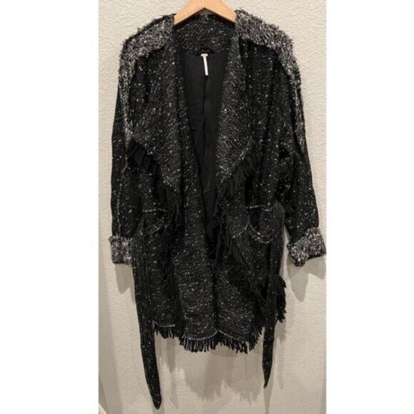Free People NWOT- FREE PEOPLE BLANKET WRAP CARDIGAN Size M / US 6-8 / IT 42-44 - 1 Thumbnail