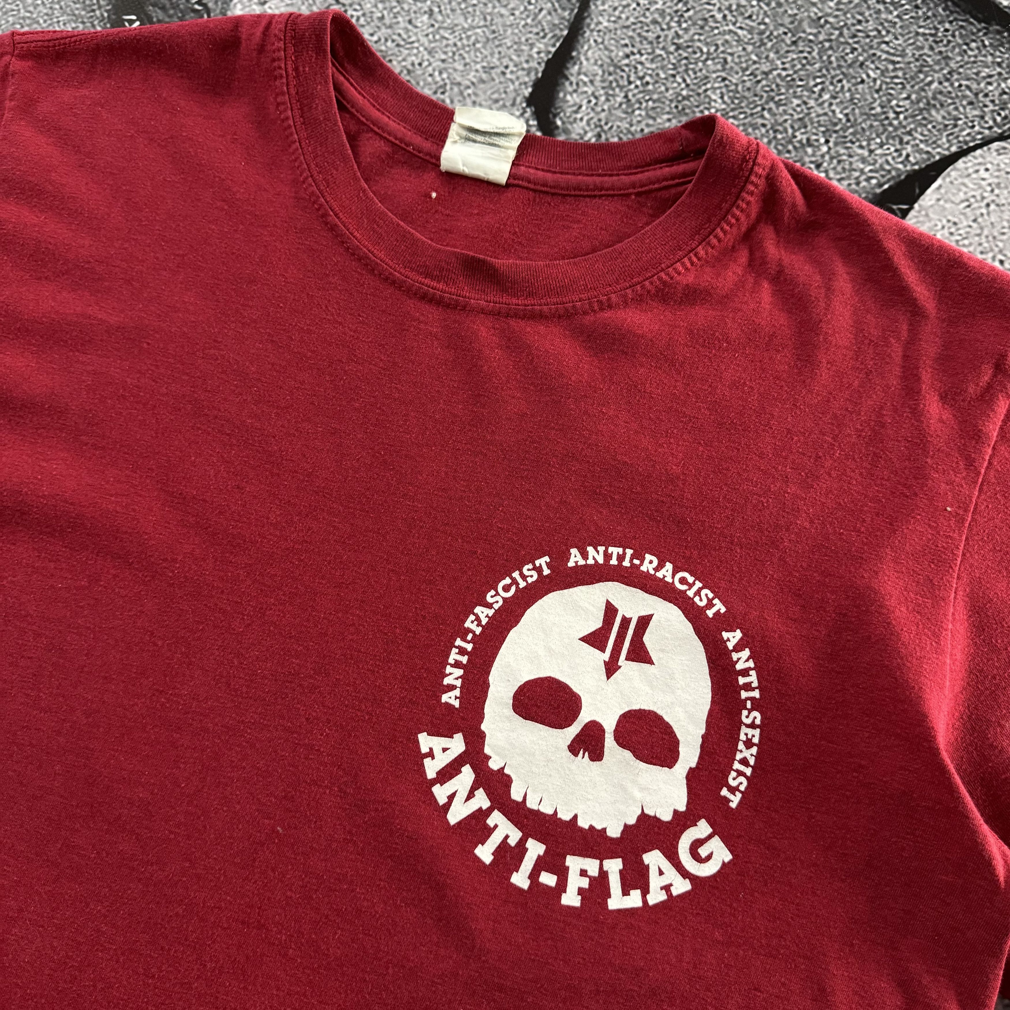 Other CRAZY ANTI FLAG VINTAGE PRINTED T SHIRT ANTI RACIST Size US M / EU 48-50 / 2 - 5 Thumbnail