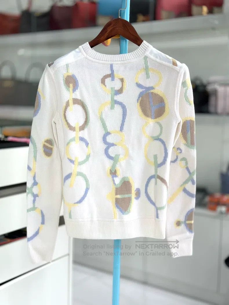 Hermes Hermes Silk knitwear, beige Size XXS / US 00 / IT 34 - 1 Thumbnail