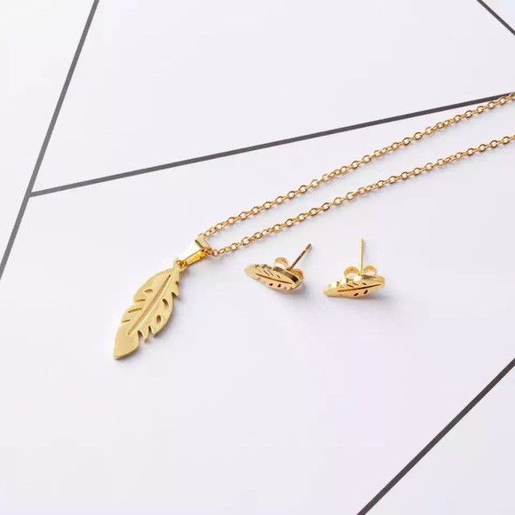 Other Stainless Steel Bridal Necklace-Earring Set Size ONE SIZE - 4 Thumbnail