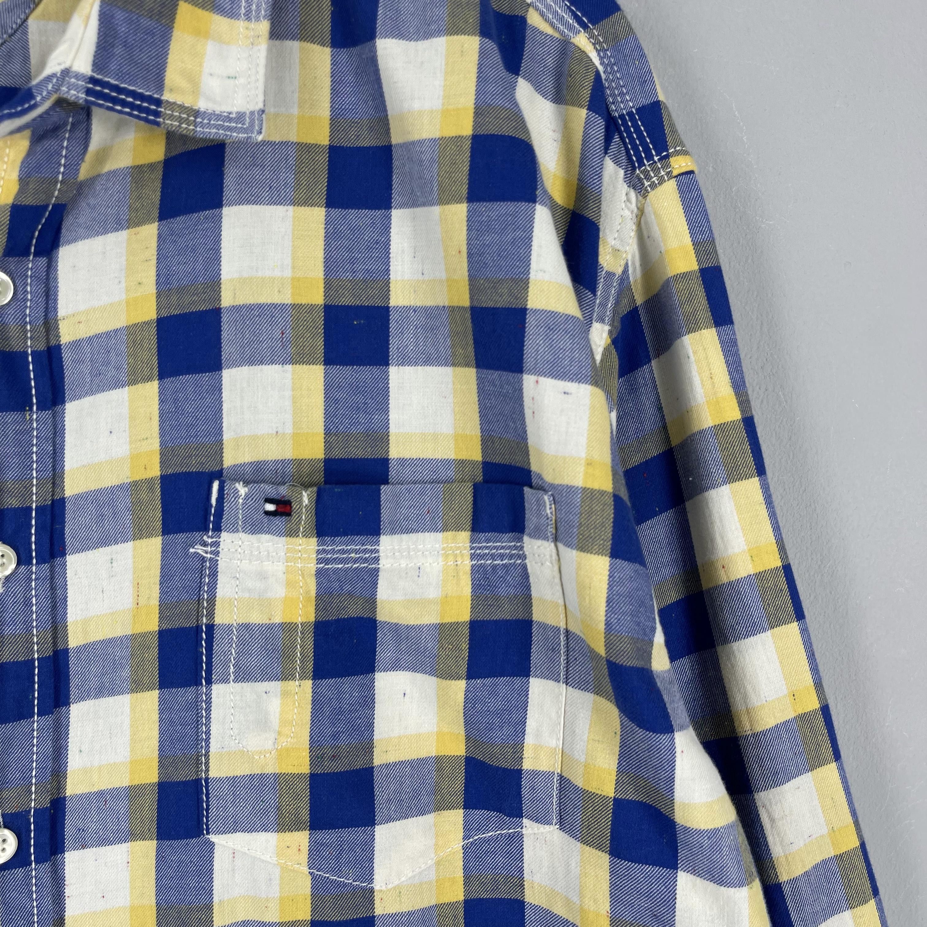 Tommy Hilfiger Vintage TOMMY HILFIGER Plaid Tartan Button Up Flannel Size US XXL / EU 58 / 5 - 3 Thumbnail